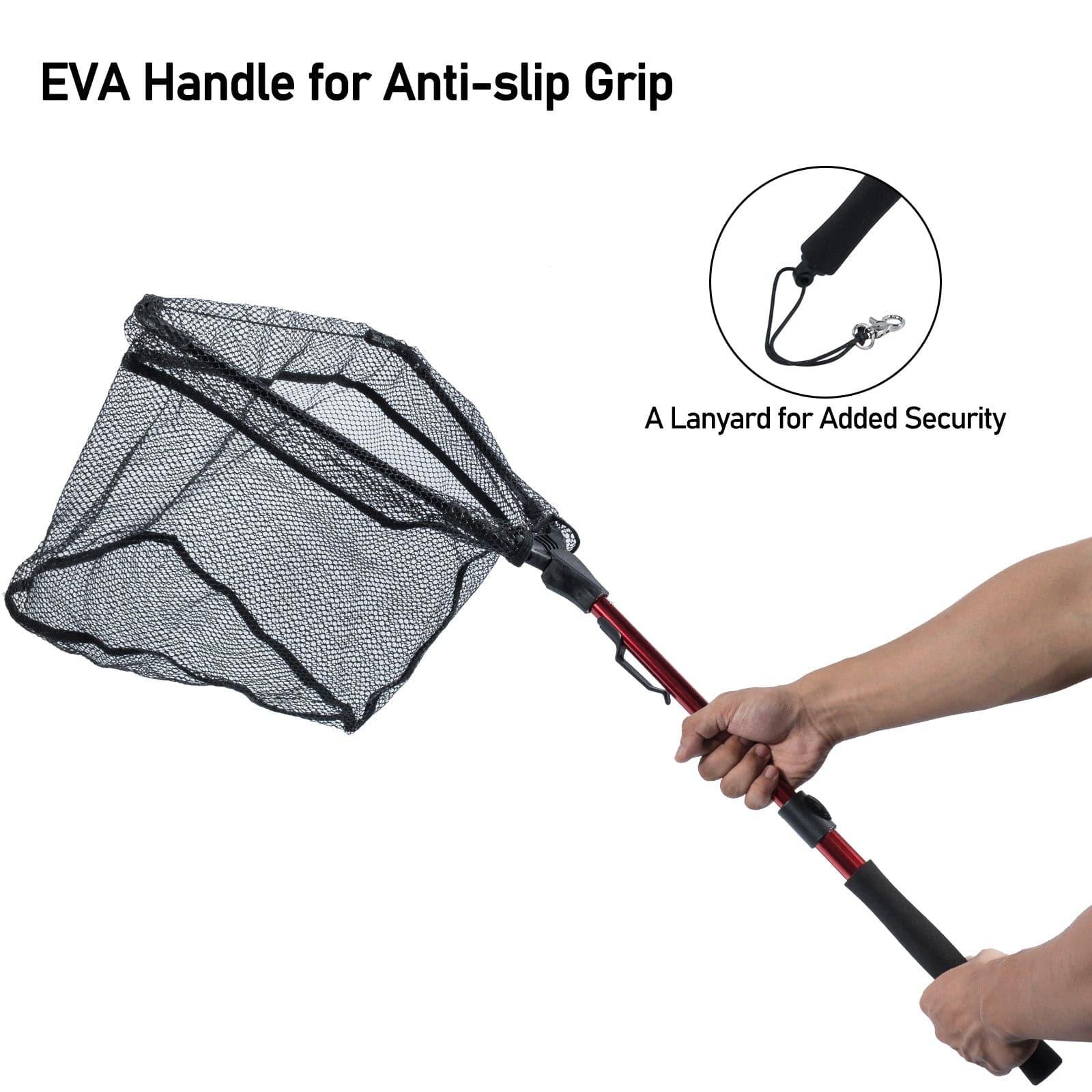 Dr.FIsh 3 Size Landing Net with Telescopic Pole Handle - Image 4