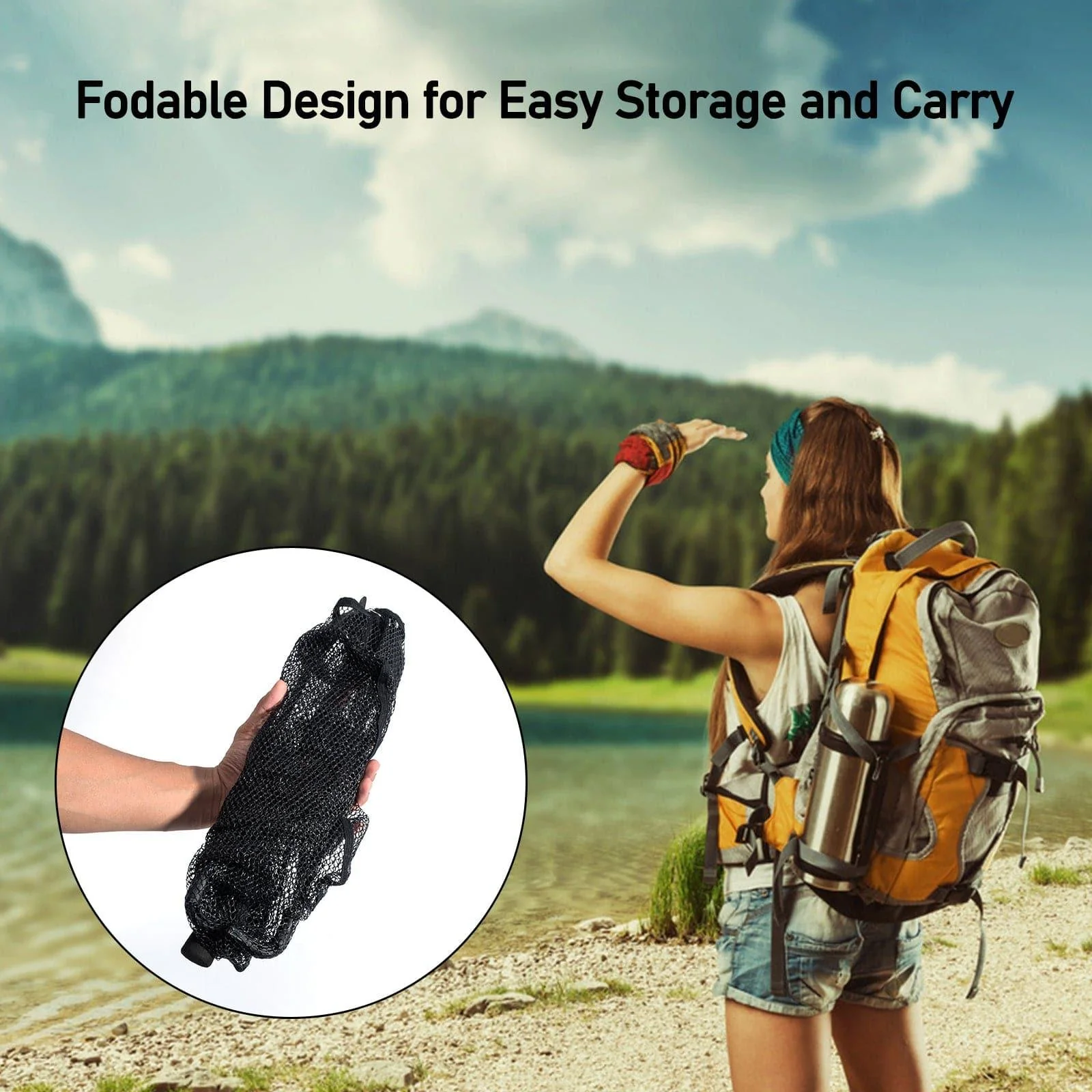 Dr.FIsh 3 Size Landing Net with Telescopic Pole Handle - Image 6