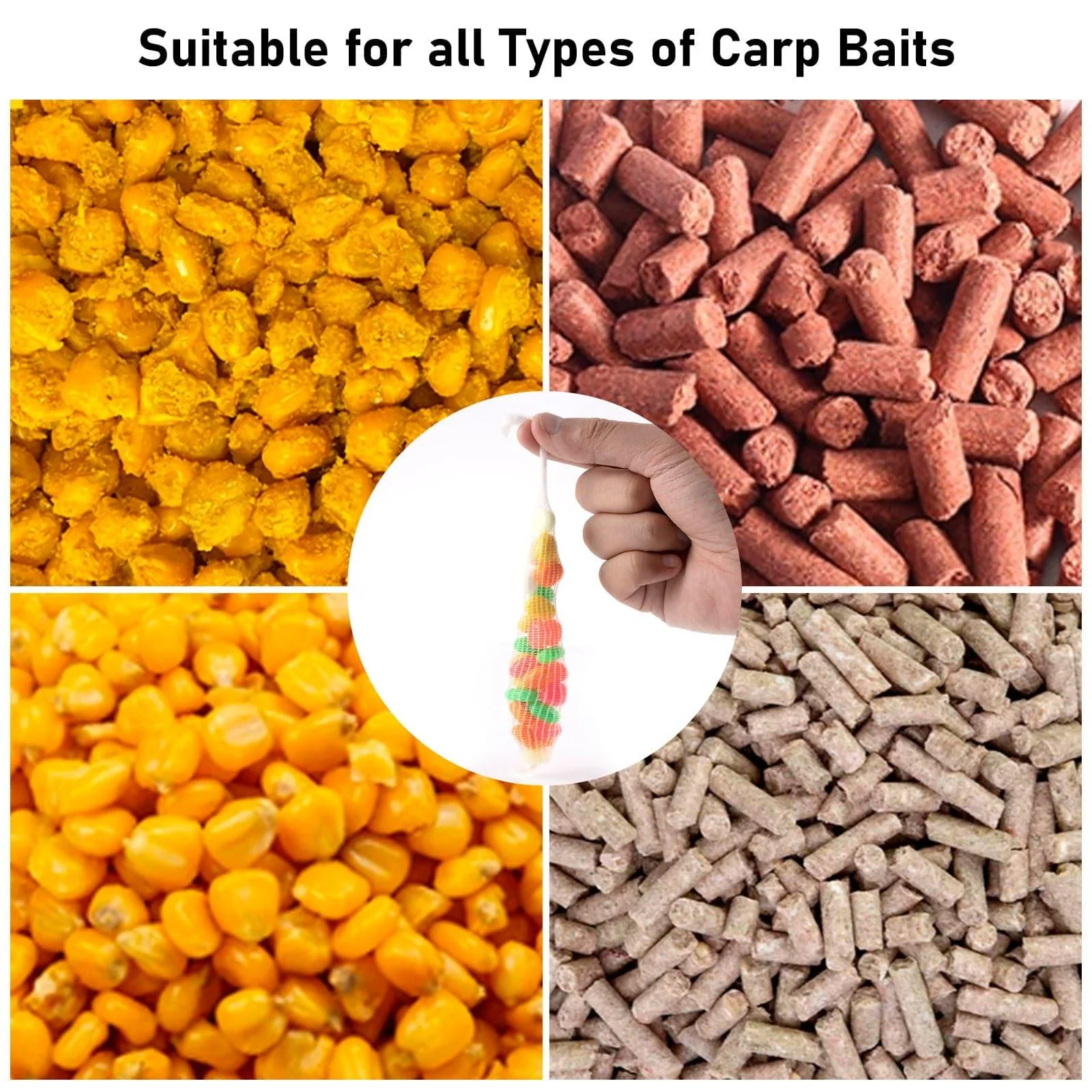 Dr.Fish PVA Mesh Kit with Bait Loading Tool 7.4'' - Image 4
