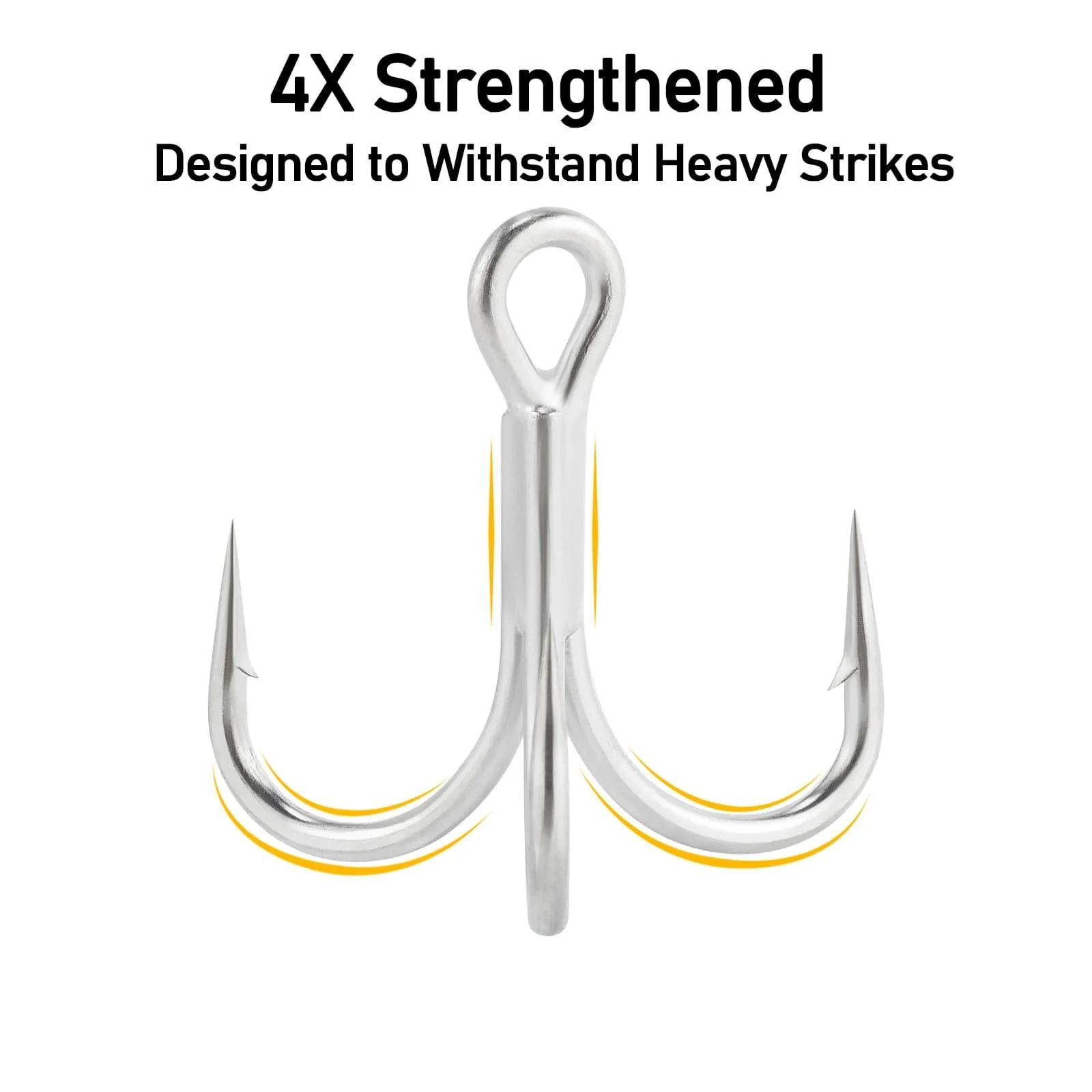 Dr.Fish 30pcs 4X Treble Hooks #8-#3/0 - Image 4