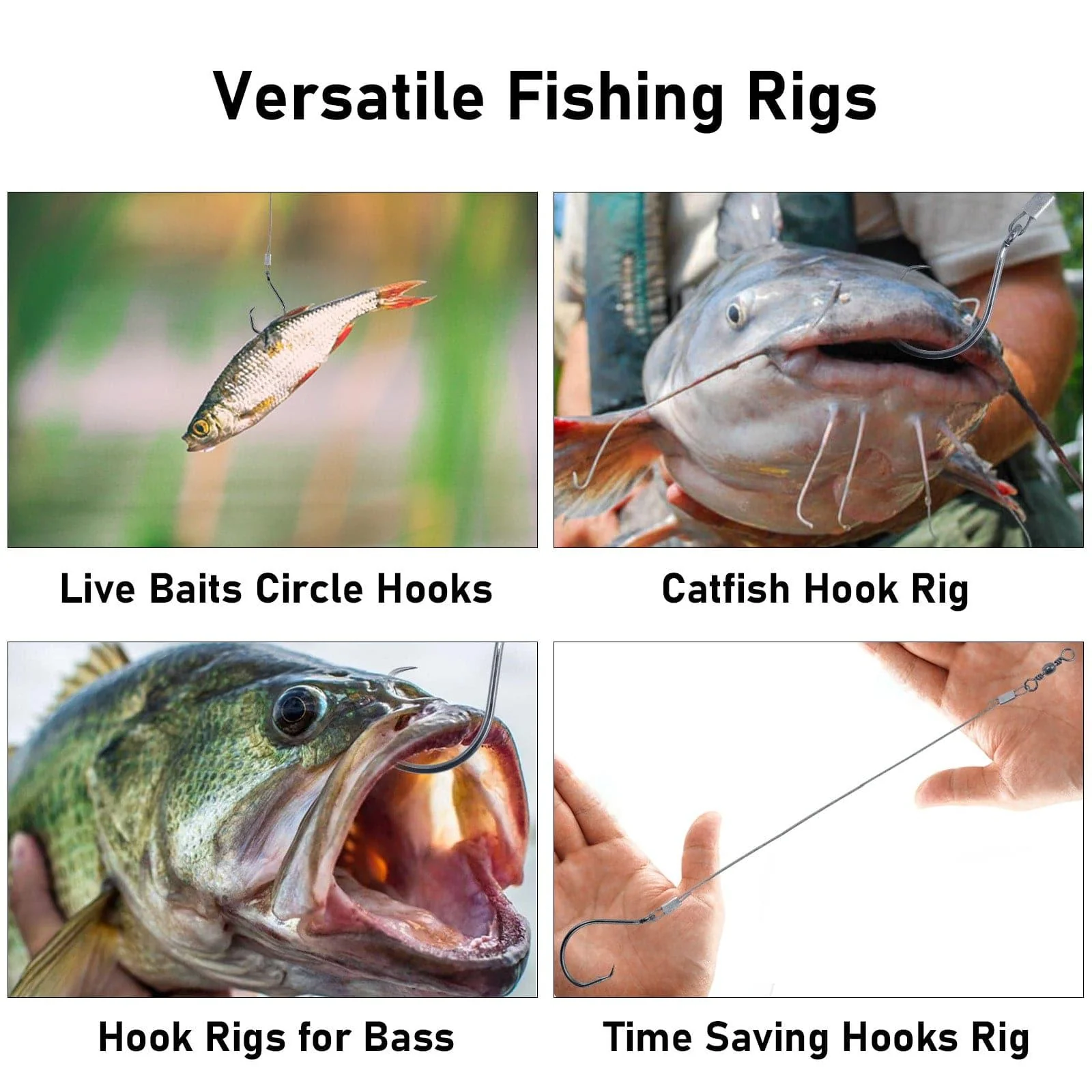 Dr.Fish 30pcs  Circle Hooks Wire Leaders - Image 8