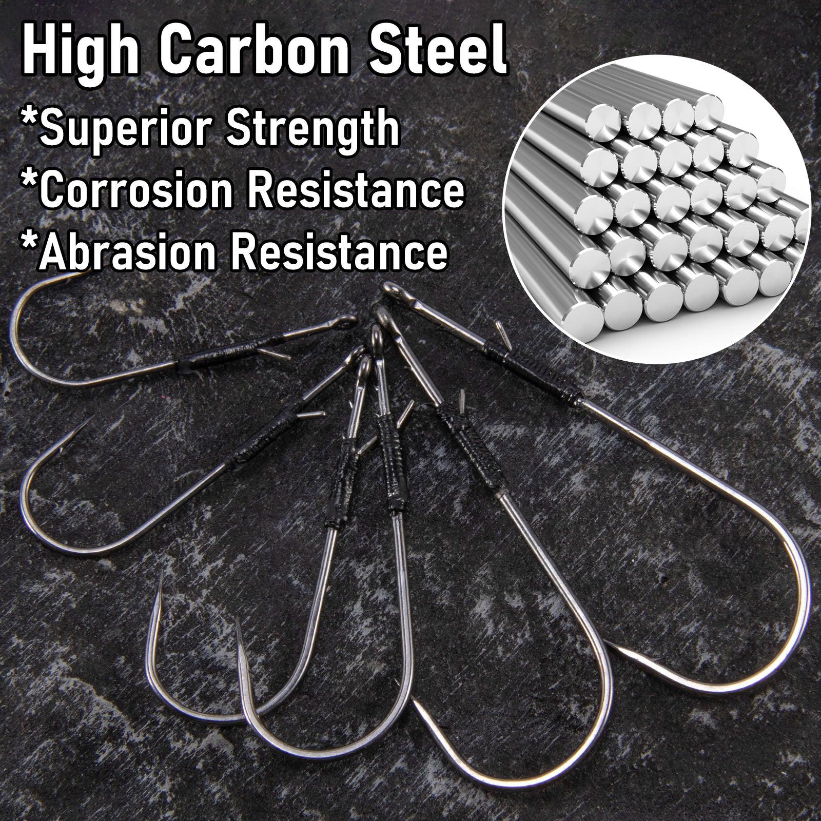 Dr.Fish 30pcs Heavy Cover Hooks with Bait Holder 1#-5/0 - Image 5