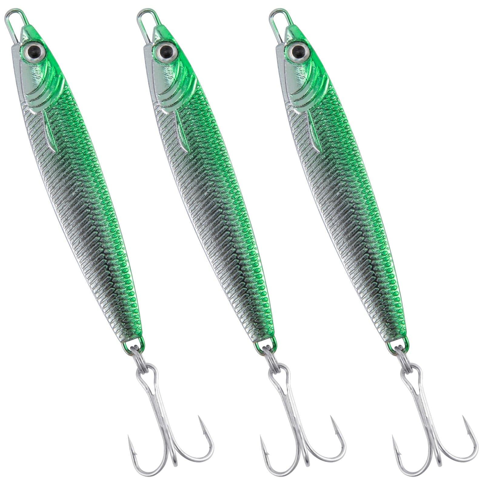 Dr.Fish 3pcs Metal Sea Fishing Lures 1.06oz - Image 2