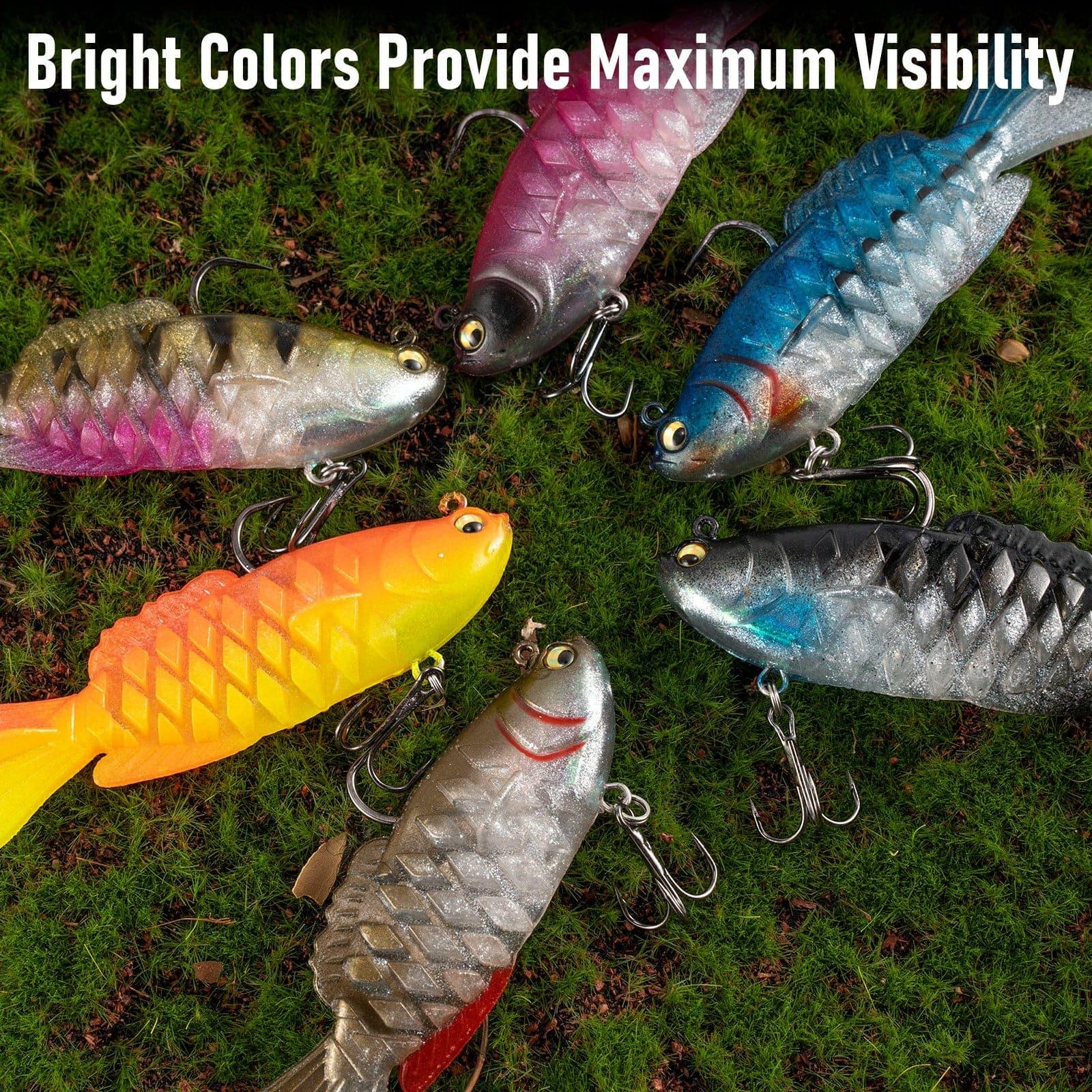 Dr.Fish 3pcs Walleye Pike Soft Swimbait  4‘â€?3/4oz - Image 13