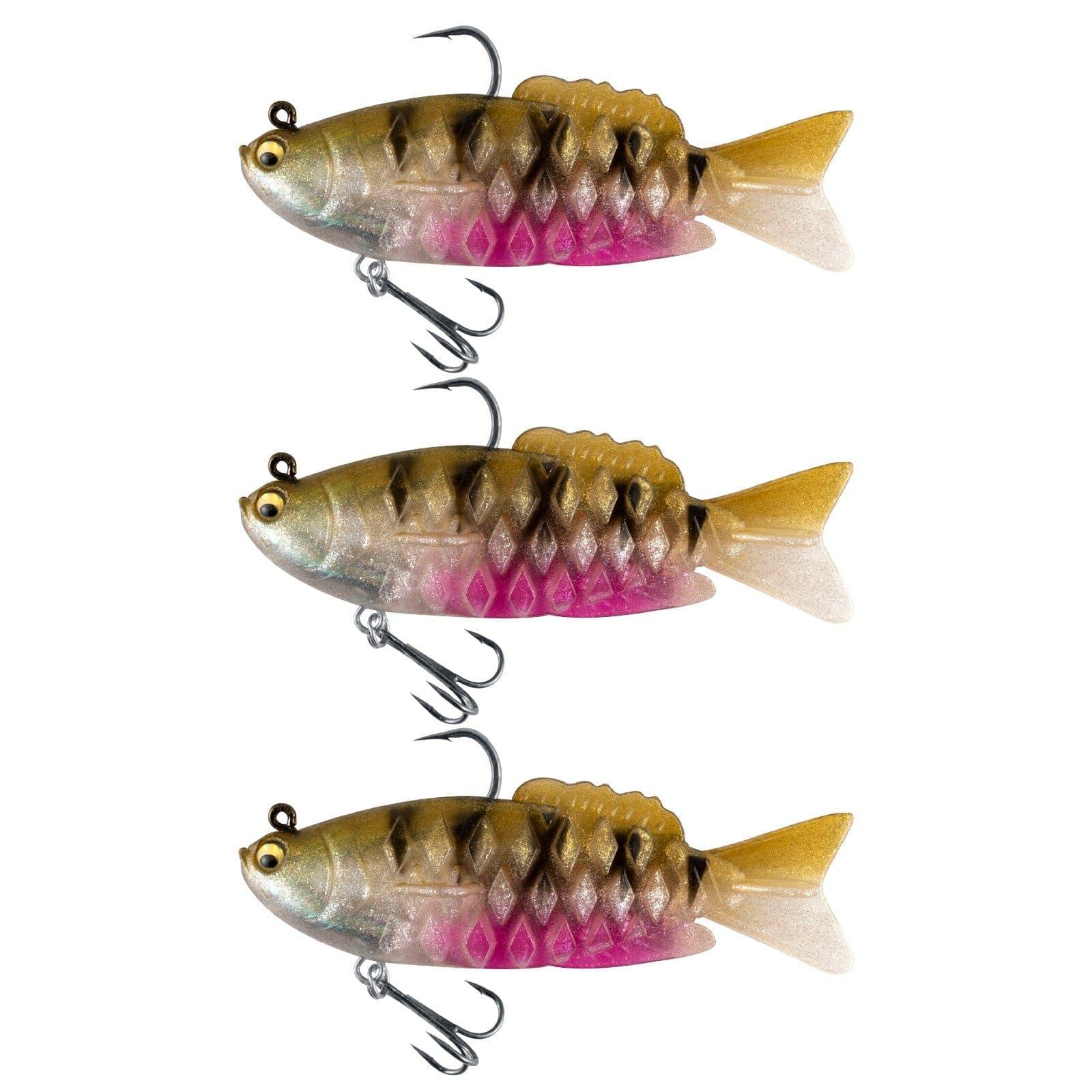 Dr.Fish 3pcs Walleye Pike Soft Swimbait  4‘â€?3/4oz - Image 5