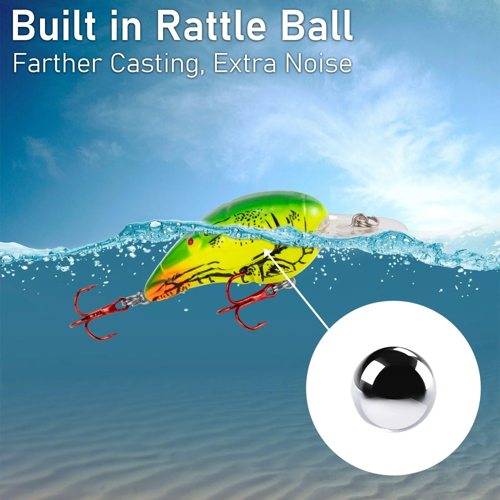 Dr.Fish 4pcs Crayfish Hard Bait  Bait  2.8'' - Image 4