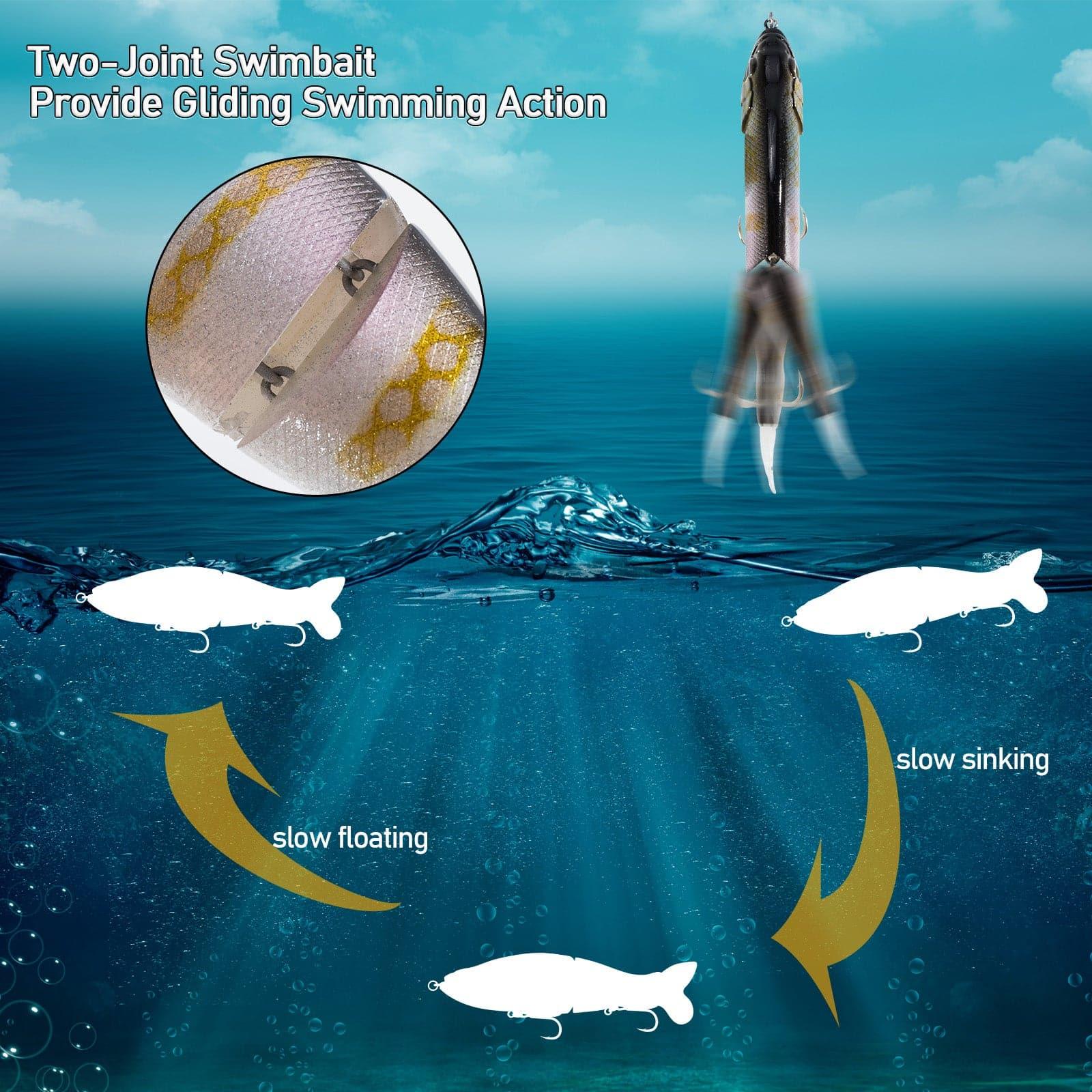 Dr.Fish  Jointed Swimbait Glide Lure 5.3''1oz - Image 12