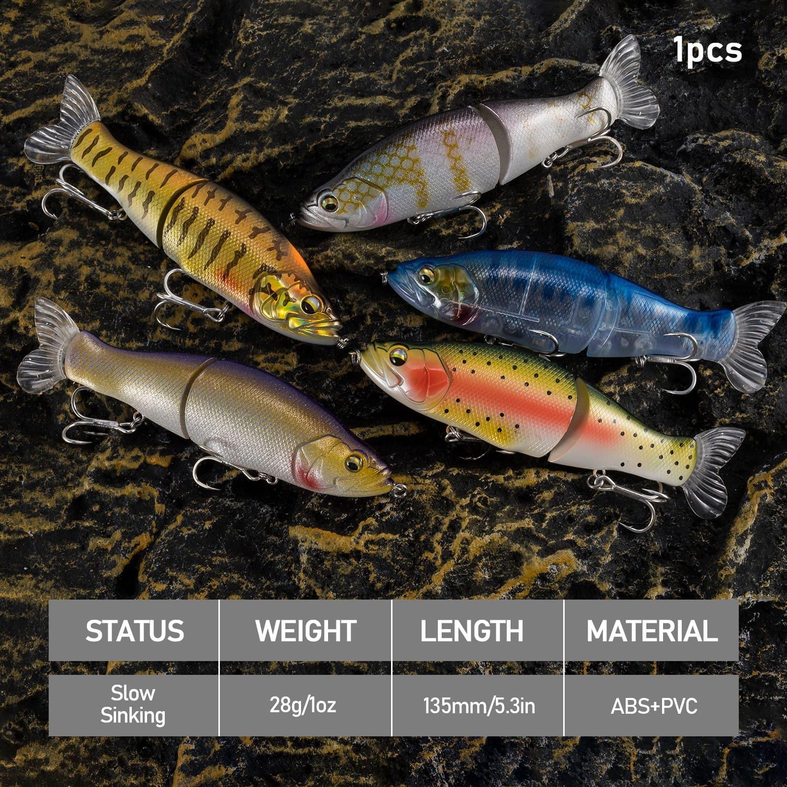 Dr.Fish  Jointed Swimbait Glide Lure 5.3''1oz - Image 13