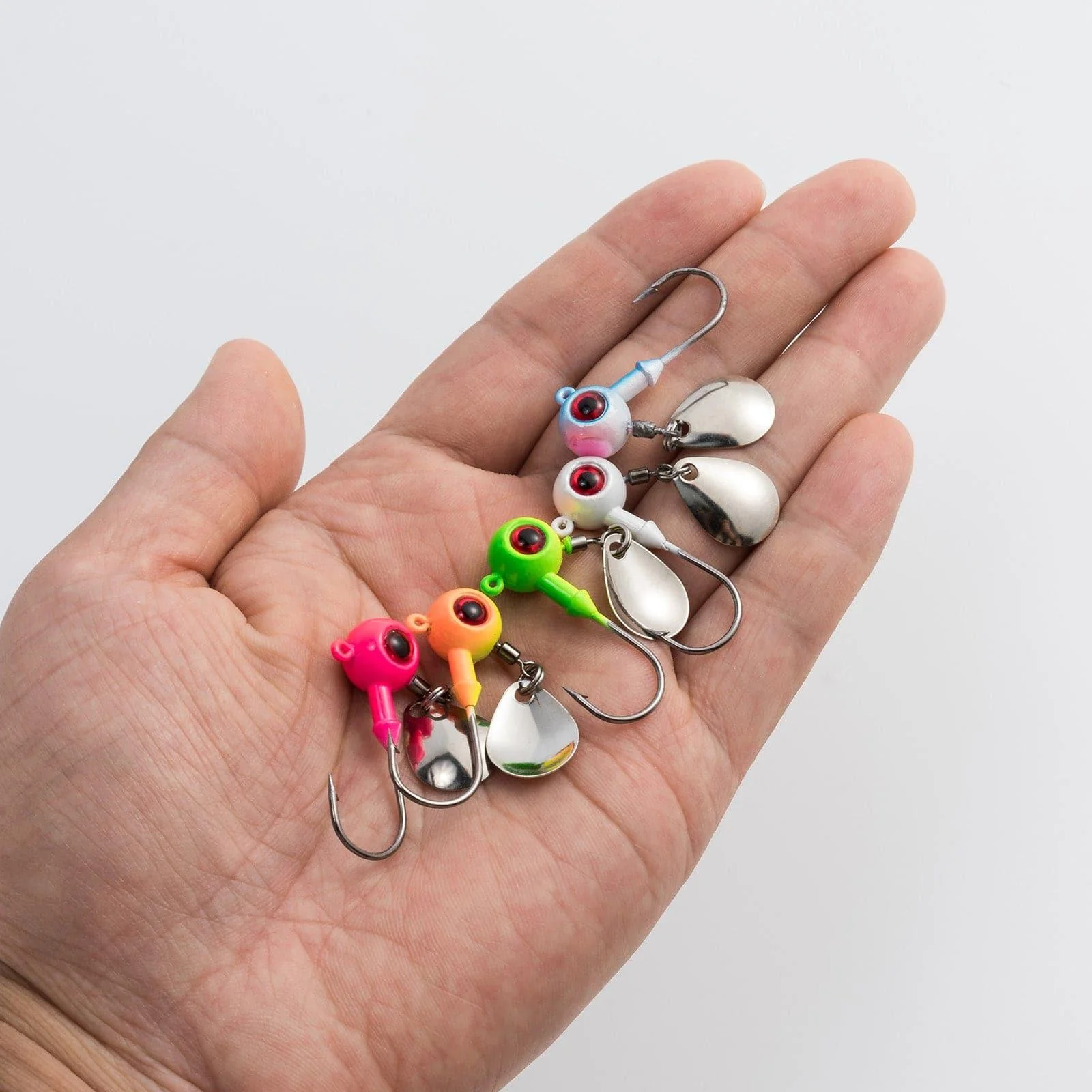 Dr.Fish 10pcs Underspin Jig Heads 1/8oz-1/4oz - Image 9