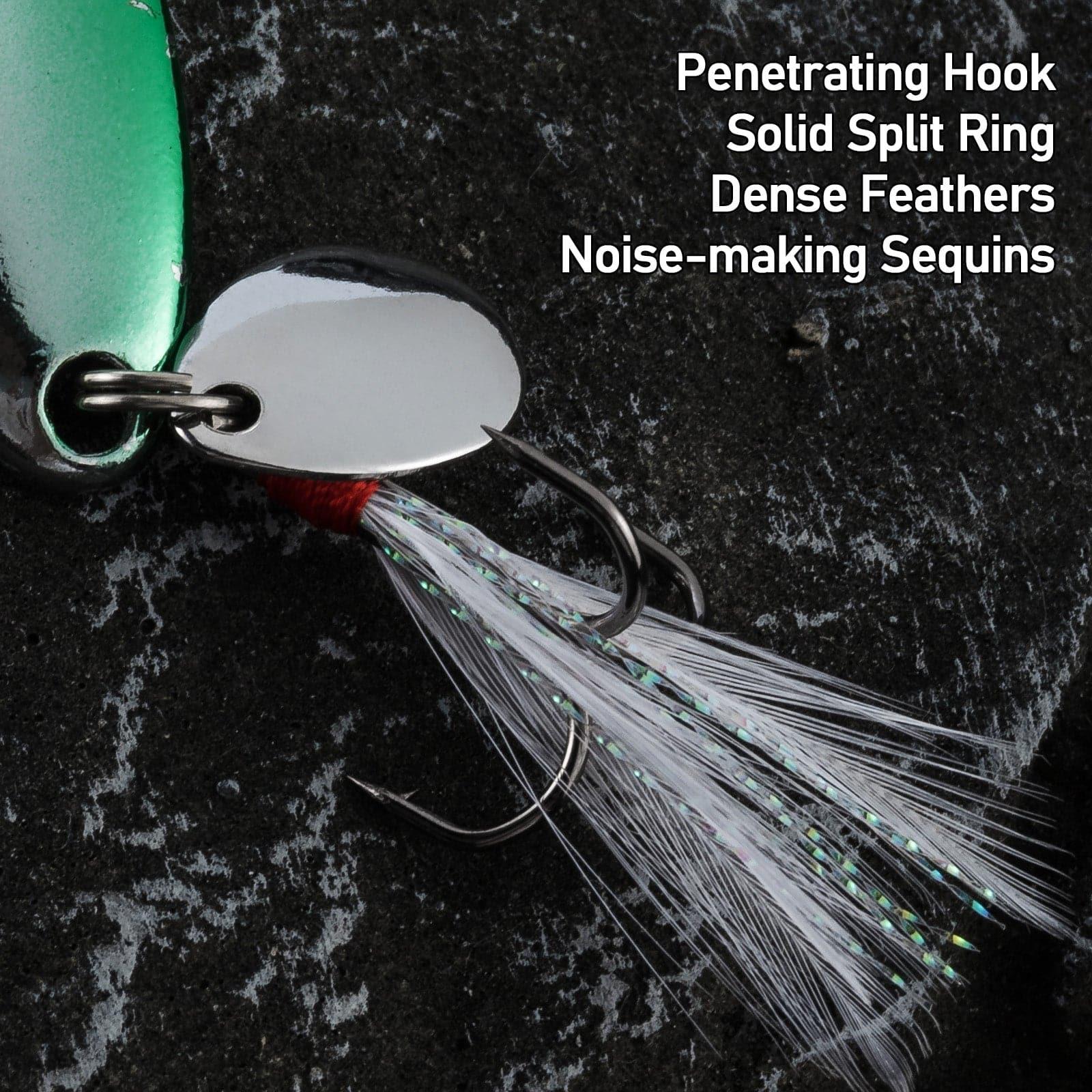 Dr.Fish 5pcs Metal S-shaped Spoon Lures - Image 4