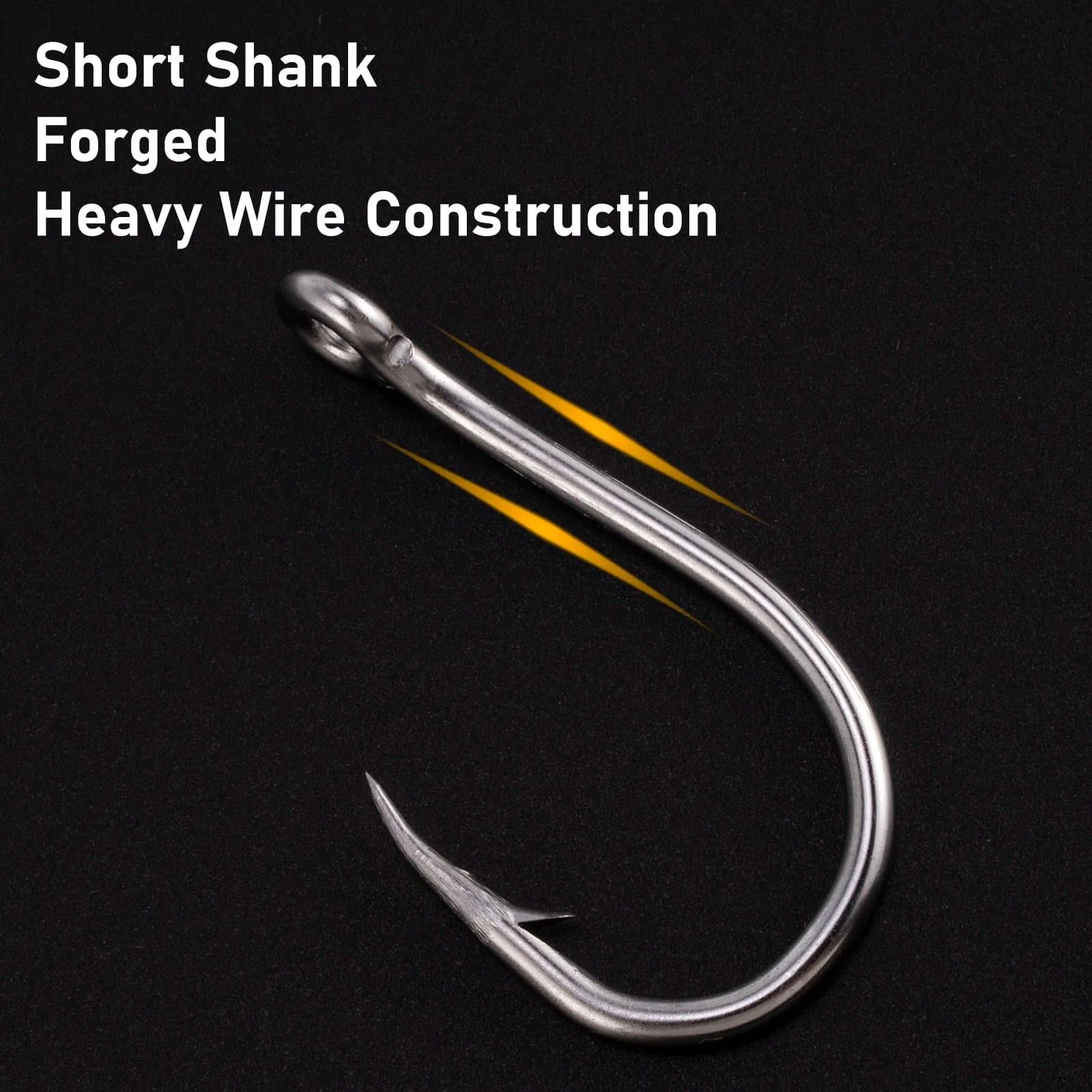 Dr.Fish 50pcs Heavy Duty Live Bait Hooks  1/0-10/0 - Image 2