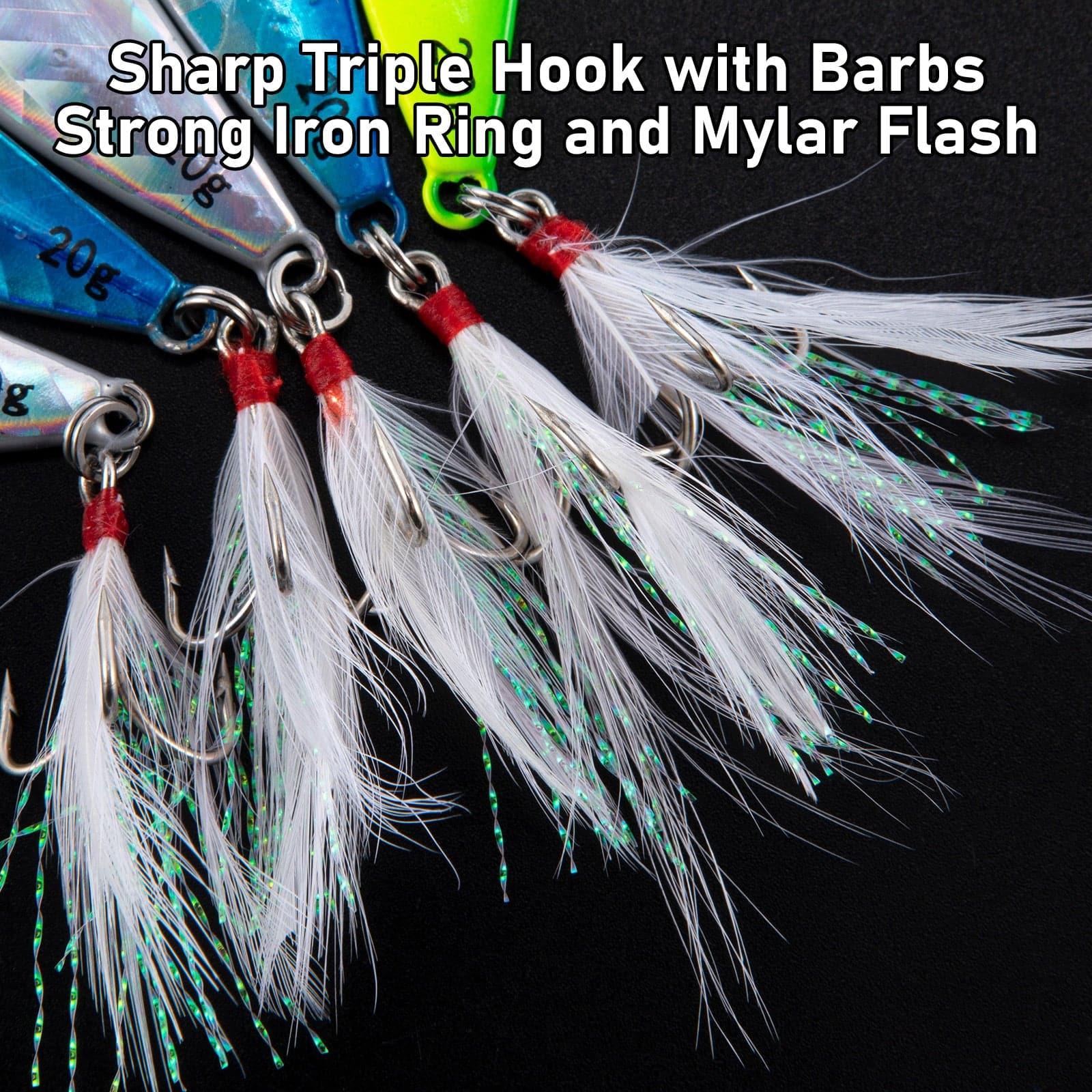 Dr.Fish 5pcs Spinner Hard Bait 2.5'' 0.7oz - Image 4