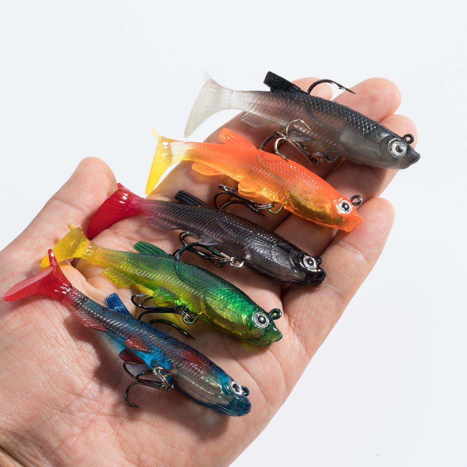 Dr.Fish 5pcs Paddle-Tail soft baits 3.14'' 0.49oz - Image 6