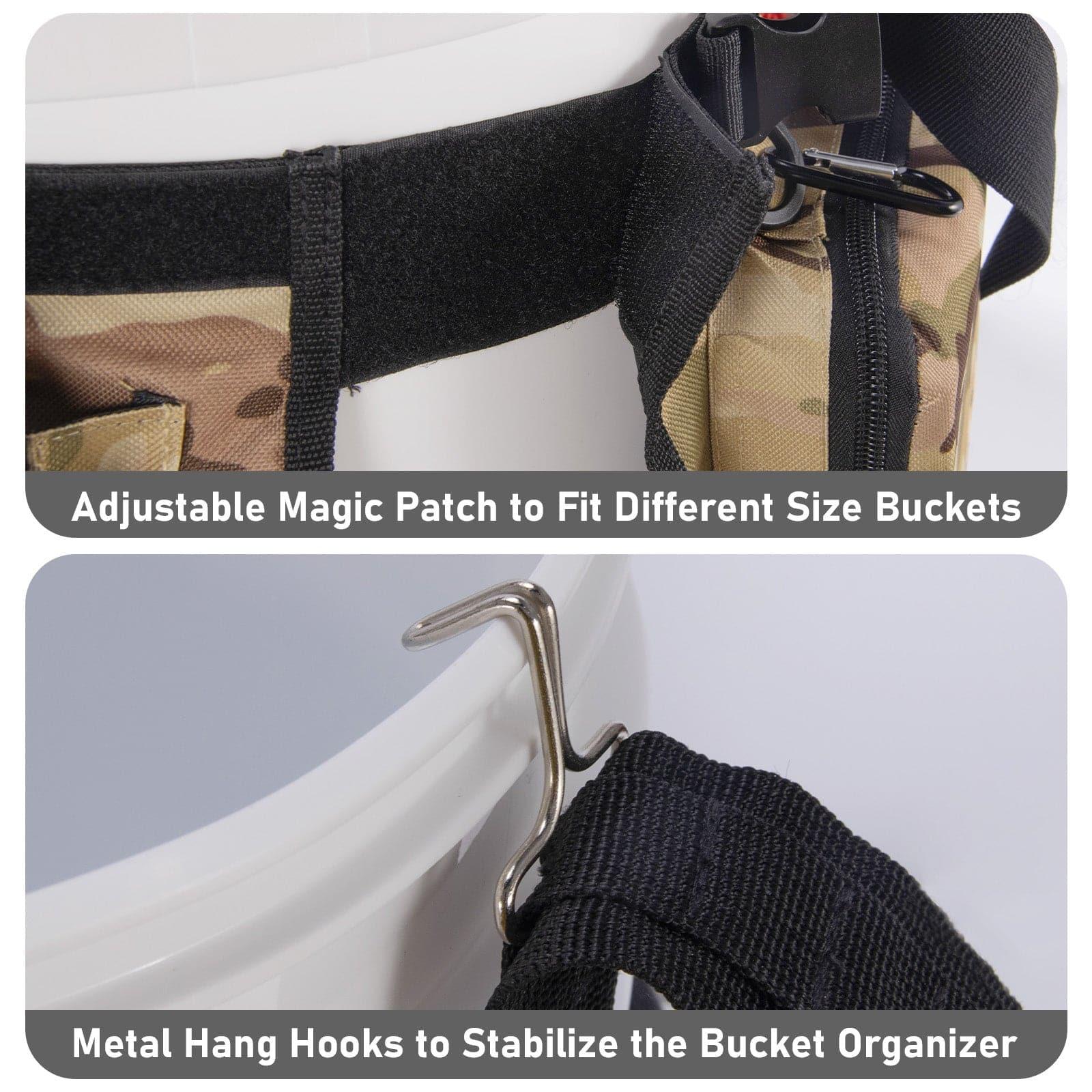 Dr.Fish 5pcs Gallon Bucket Tool Organizer - Image 5
