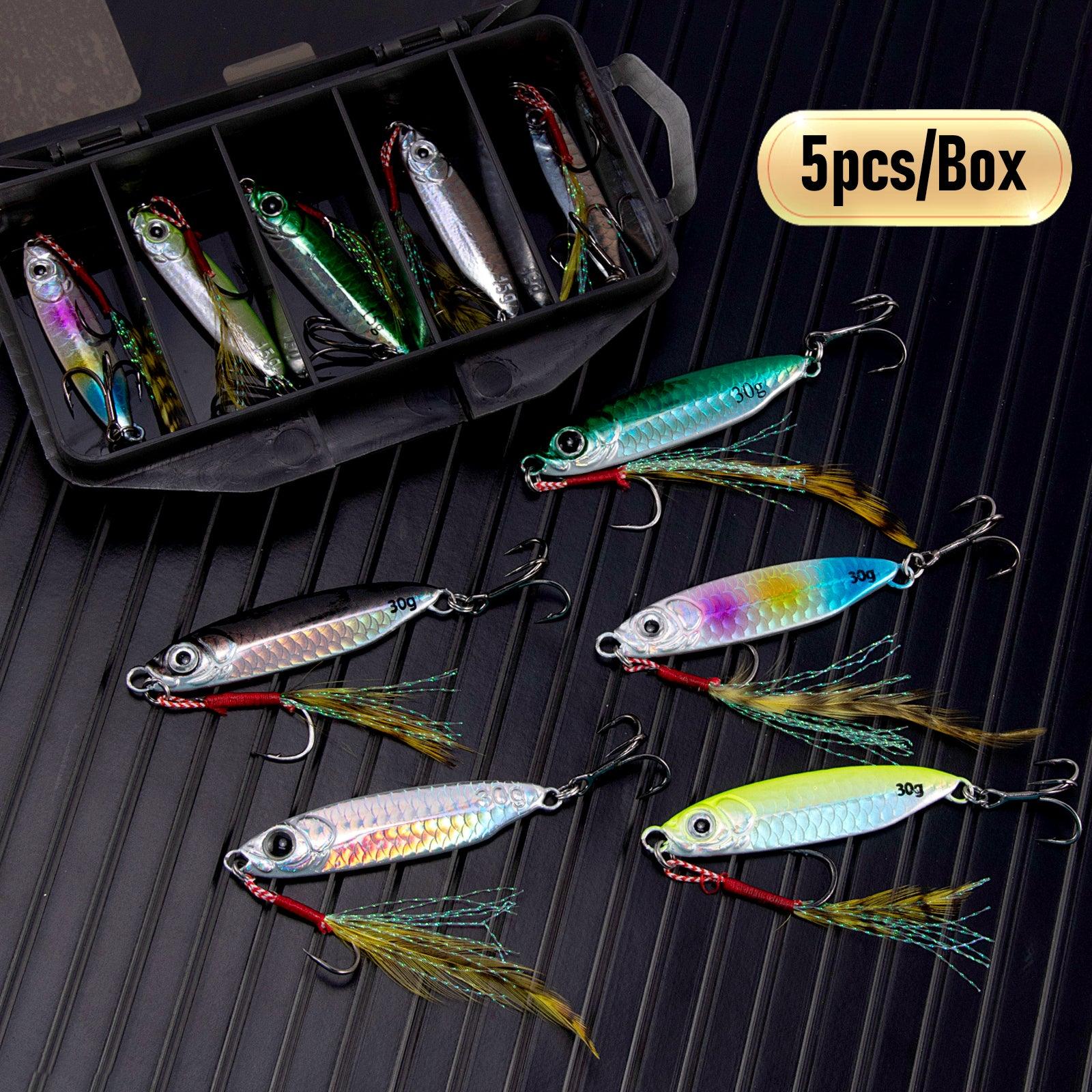 Dr.Fish 5pcs Jigging Spoon Lure 1.6-2.6'' - Image 3