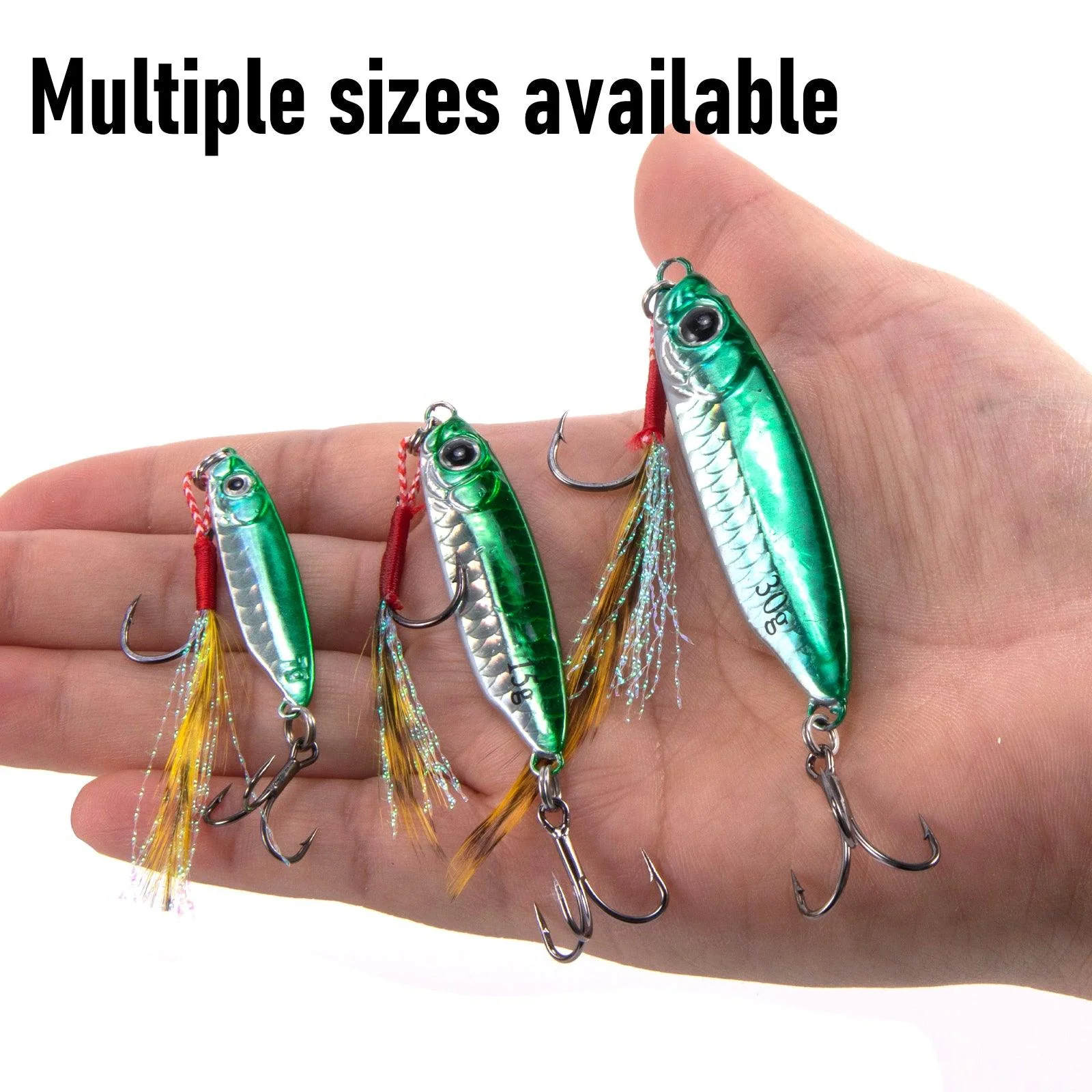 Dr.Fish 5pcs Jigging Spoon Lure 1.6-2.6'' - Image 6
