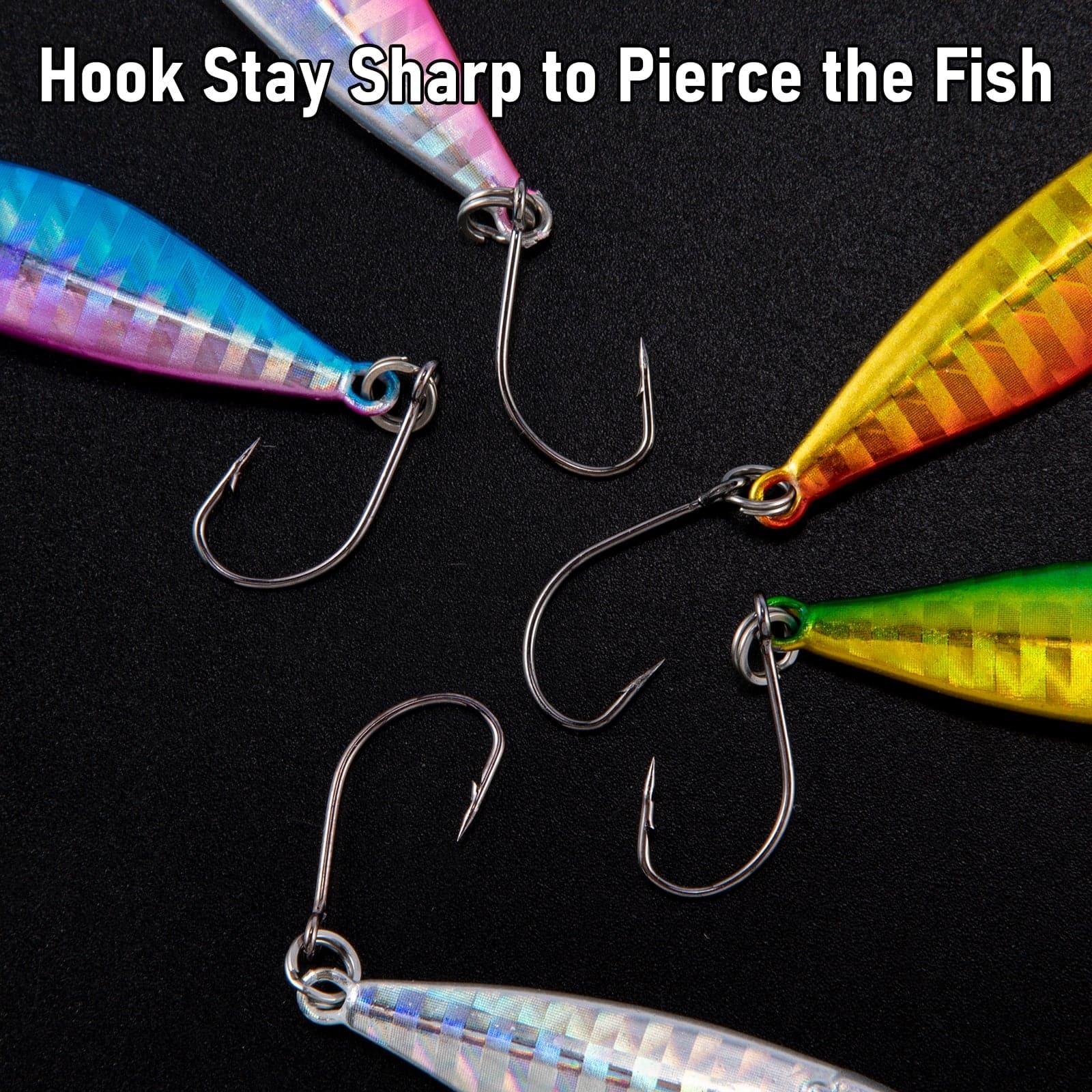 Dr.Fish 5pcs Mini Fishing Spinner Lure 1.81''  0.38oz - Image 4