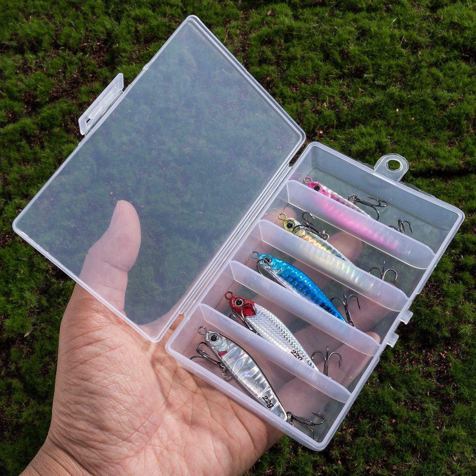 Dr.Fish 5pcs Sinking Diamond Spoon Jig 2.17-2.44'' 1/2-3/4oz - Image 9