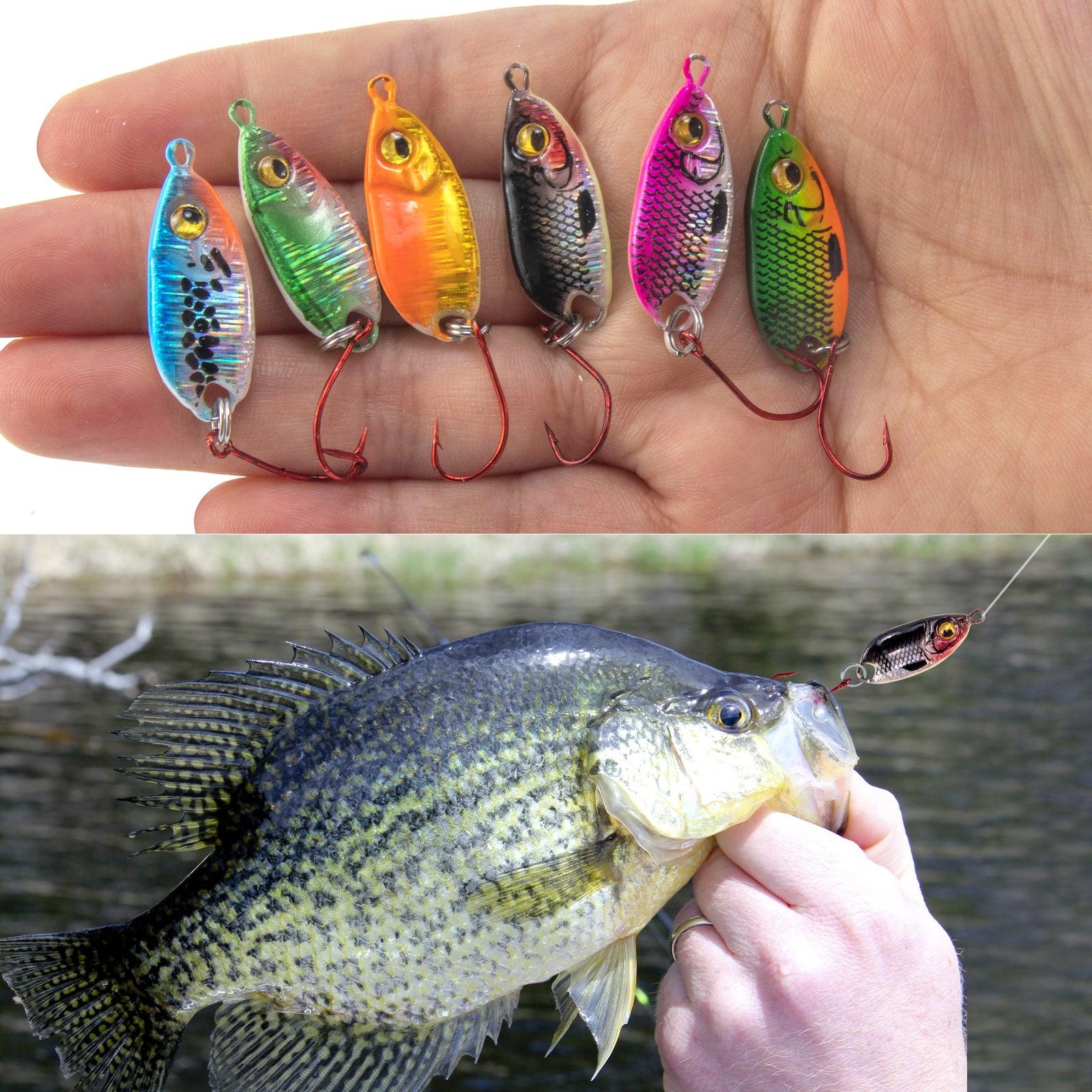Dr.Fish 6pcs Micro Fishing Spoon Lure Kit 1" 3/16oz - Image 7