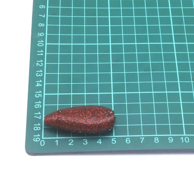 Dr.Fish 6pcs TTT Fat Worms 1.97'' - Image 2
