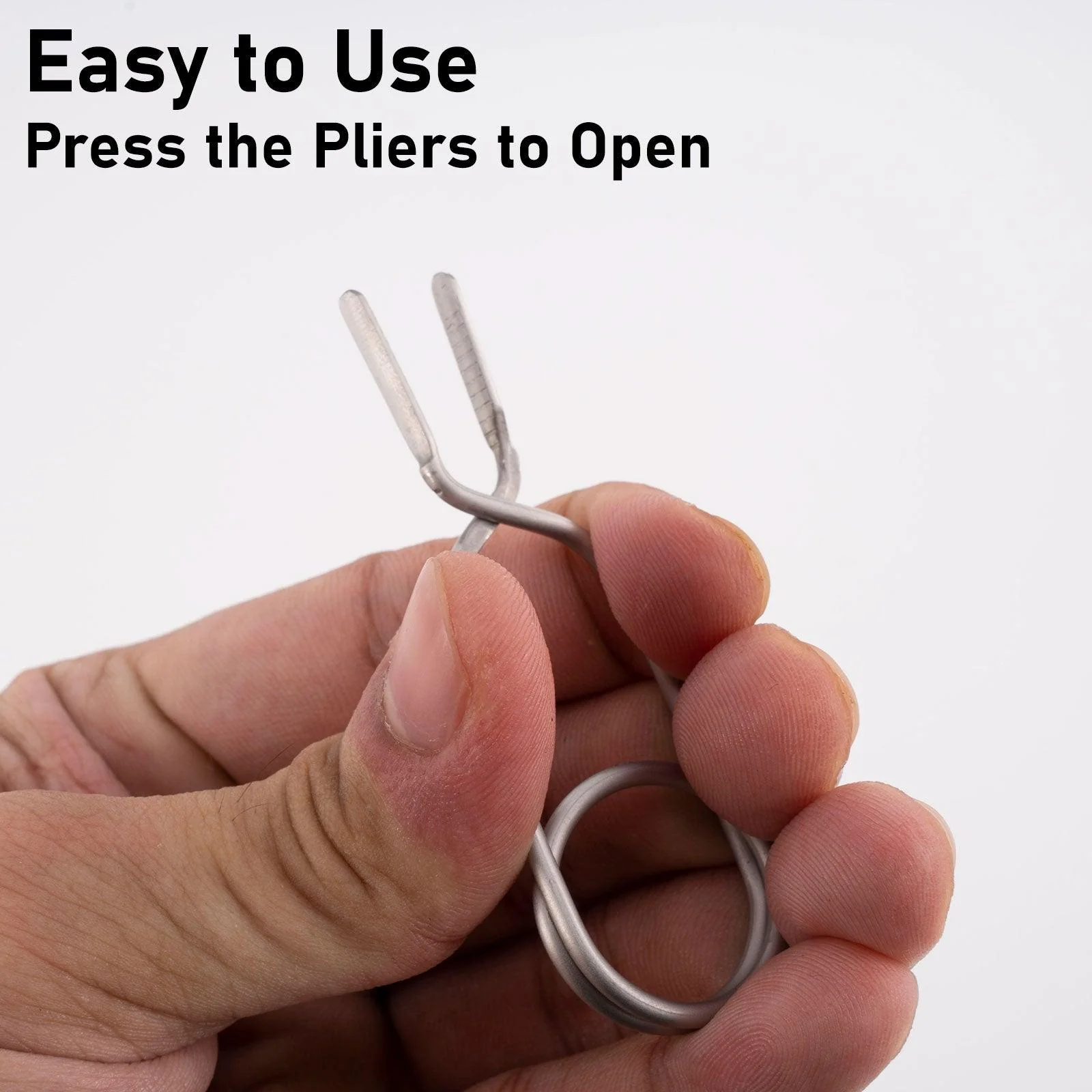 Dr.Fish 1pc Fly Tying Hackle Pliers 2.76 x 0.79“ - Image 4