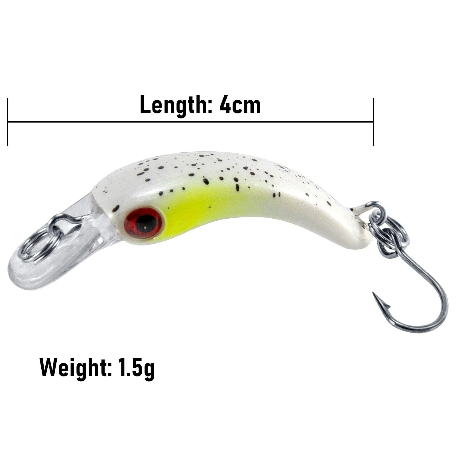 Dr.Fish 8pcs Forellen Wobbler  4cm 1.5g - Image 3