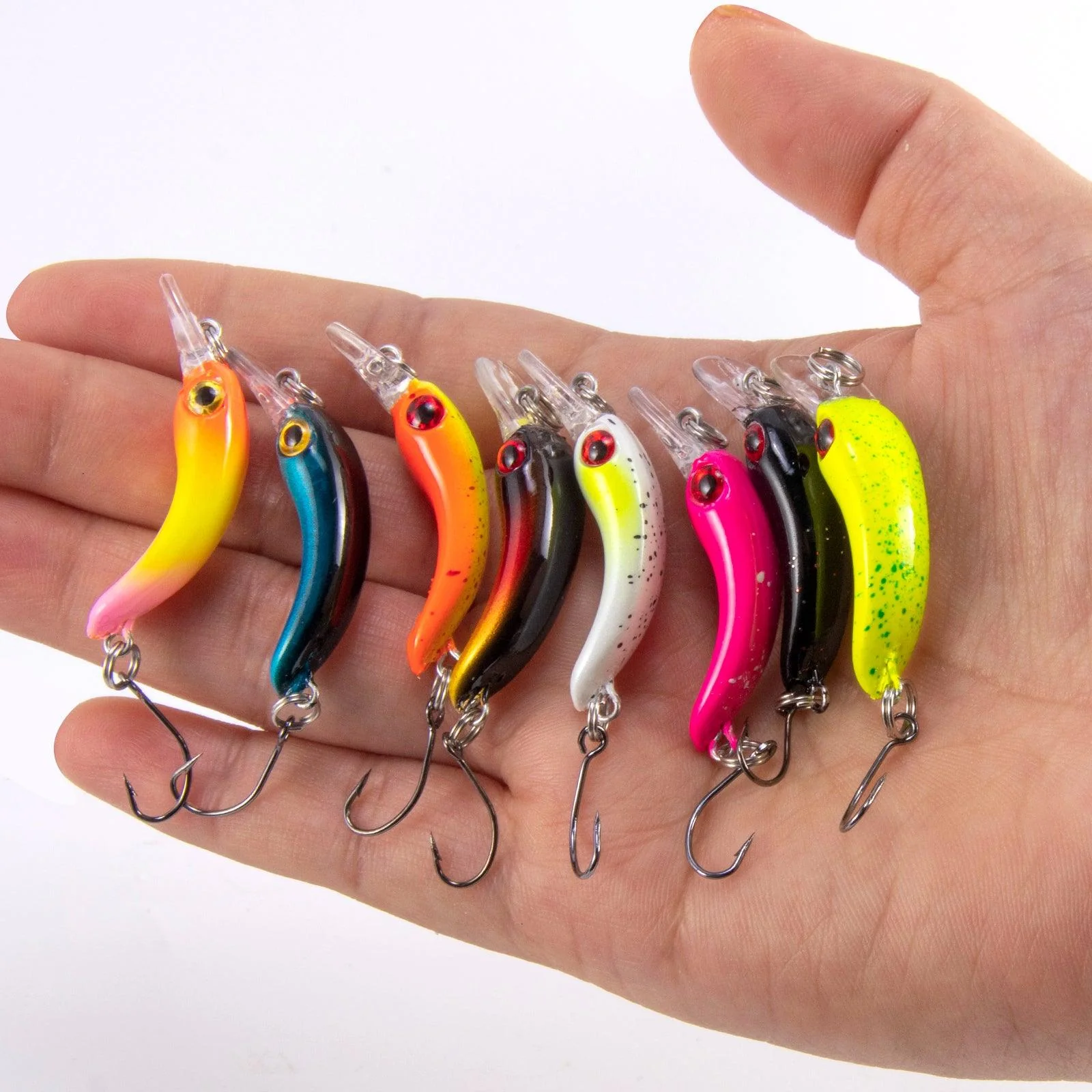 Dr.Fish 8pcs Forellen Wobbler  4cm 1.5g - Image 4