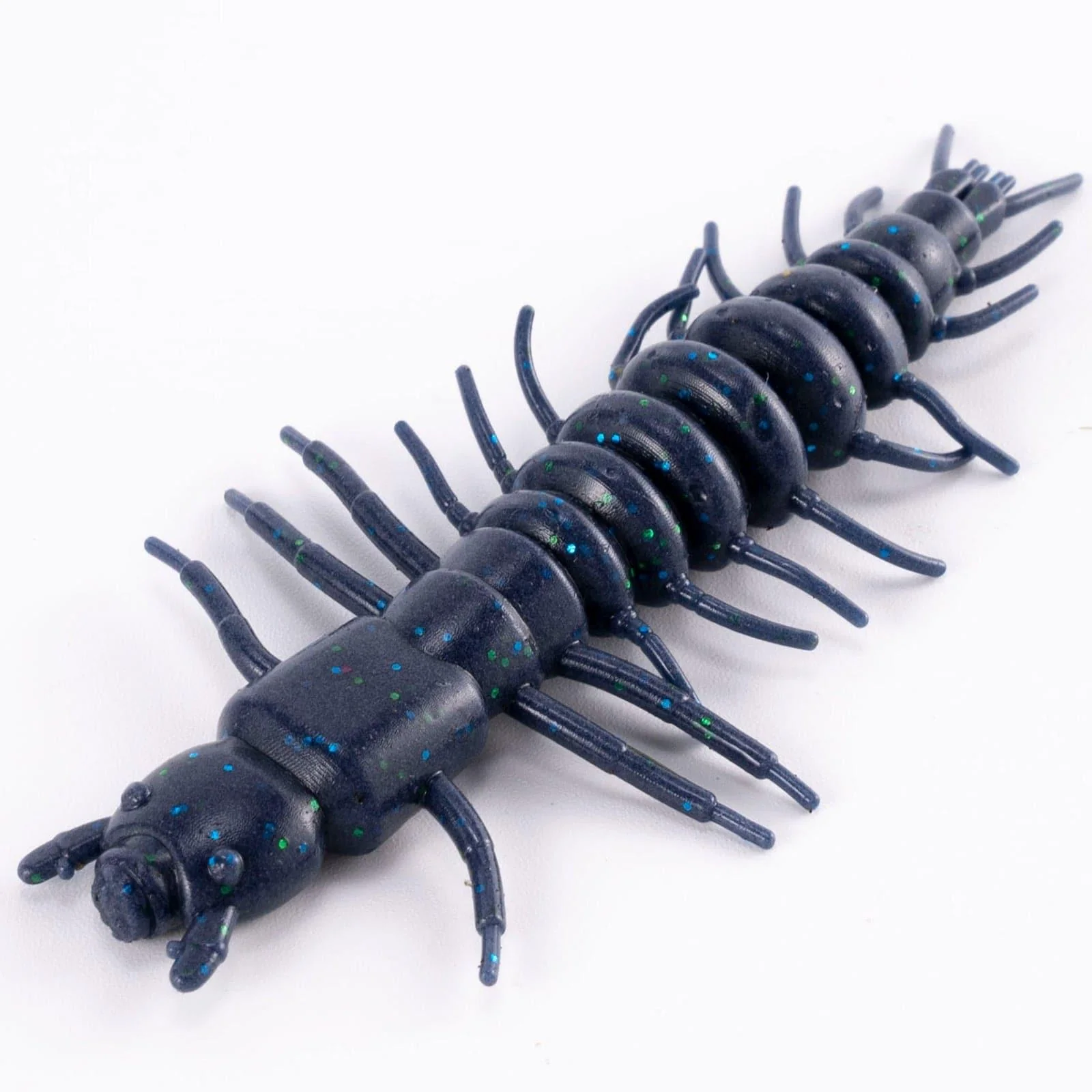 Dr.Fish 8pcs Hellgrammite Plastic Soft Worm Lure 3''