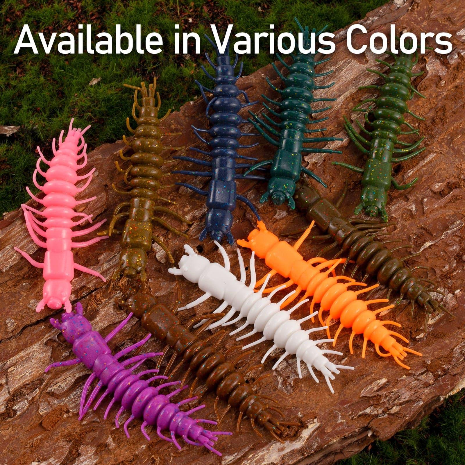 Dr.Fish 8pcs Hellgrammite Plastic Soft Worm Lure 3'' - Image 6