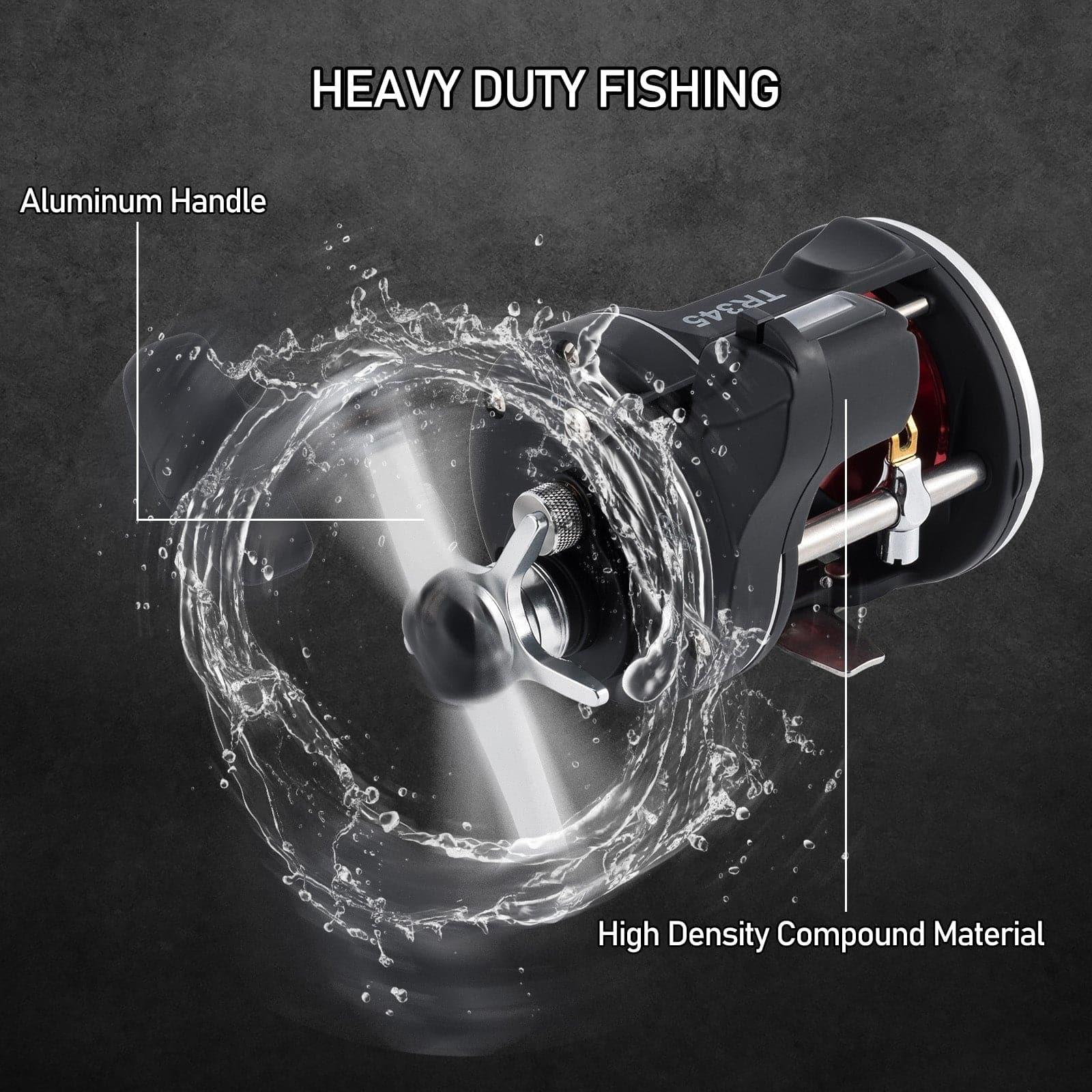 Dr.Fish Baitcasting Reels with Line Counter (2+1 BBS,18LB MAX Drag) - Image 4