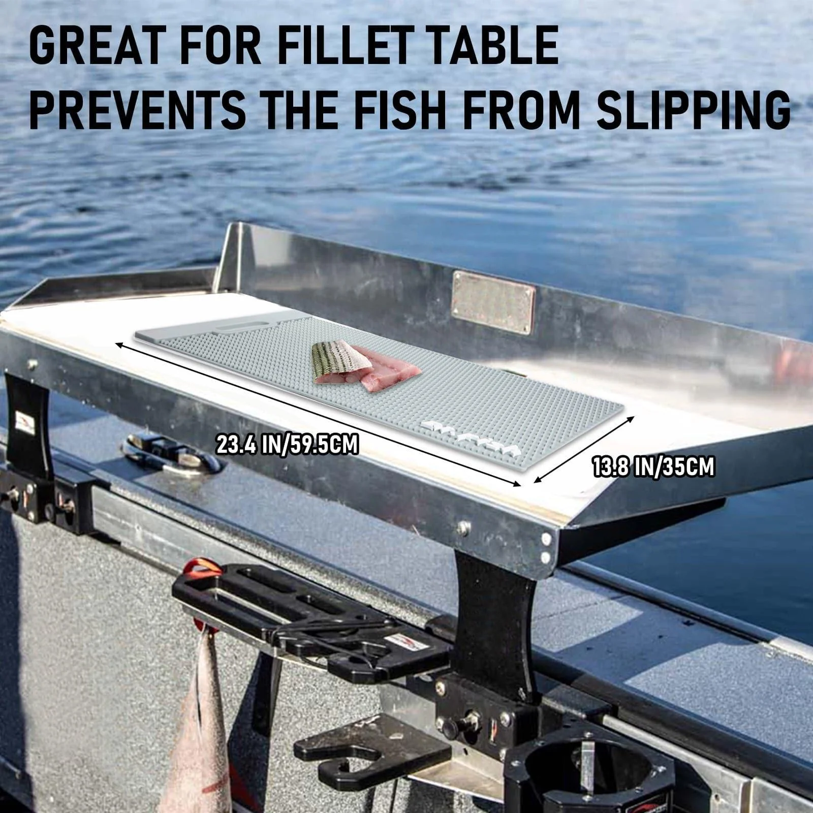 Dr.Fish Fillet Mat Cleaning Cutting Board 13.8*23.4'' - Image 7