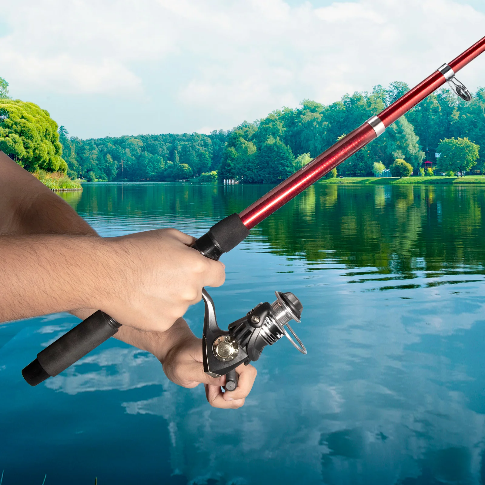 Dr.Fish Fishing Rod Reel Comb Telescopic Rod with Spinning Reel 1000 - Image 6