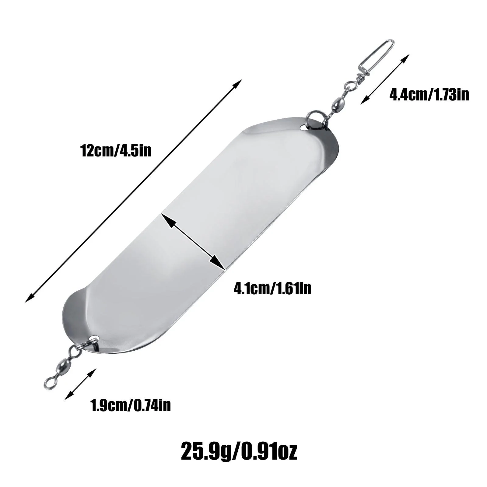 Dr.Fish Diving Board Trolling Lures 12cm 23g - Image 3