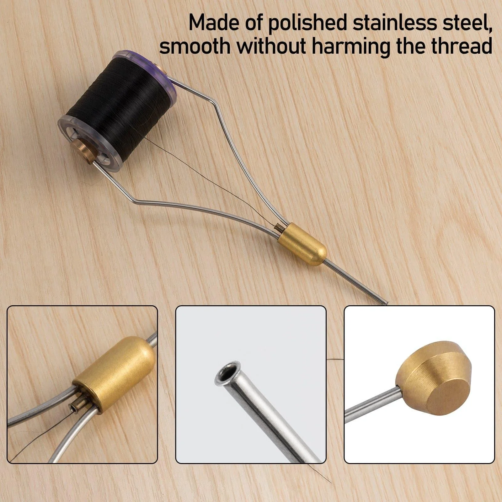 Dr.Fish Steel Brass Bullet Head Fly-Taying Bobbin Holder - Image 4
