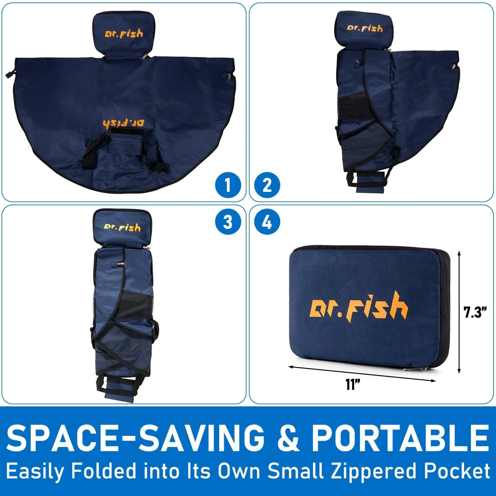 Dr.Fish Large Capacity Packable Changing Mat & Bag - Image 3