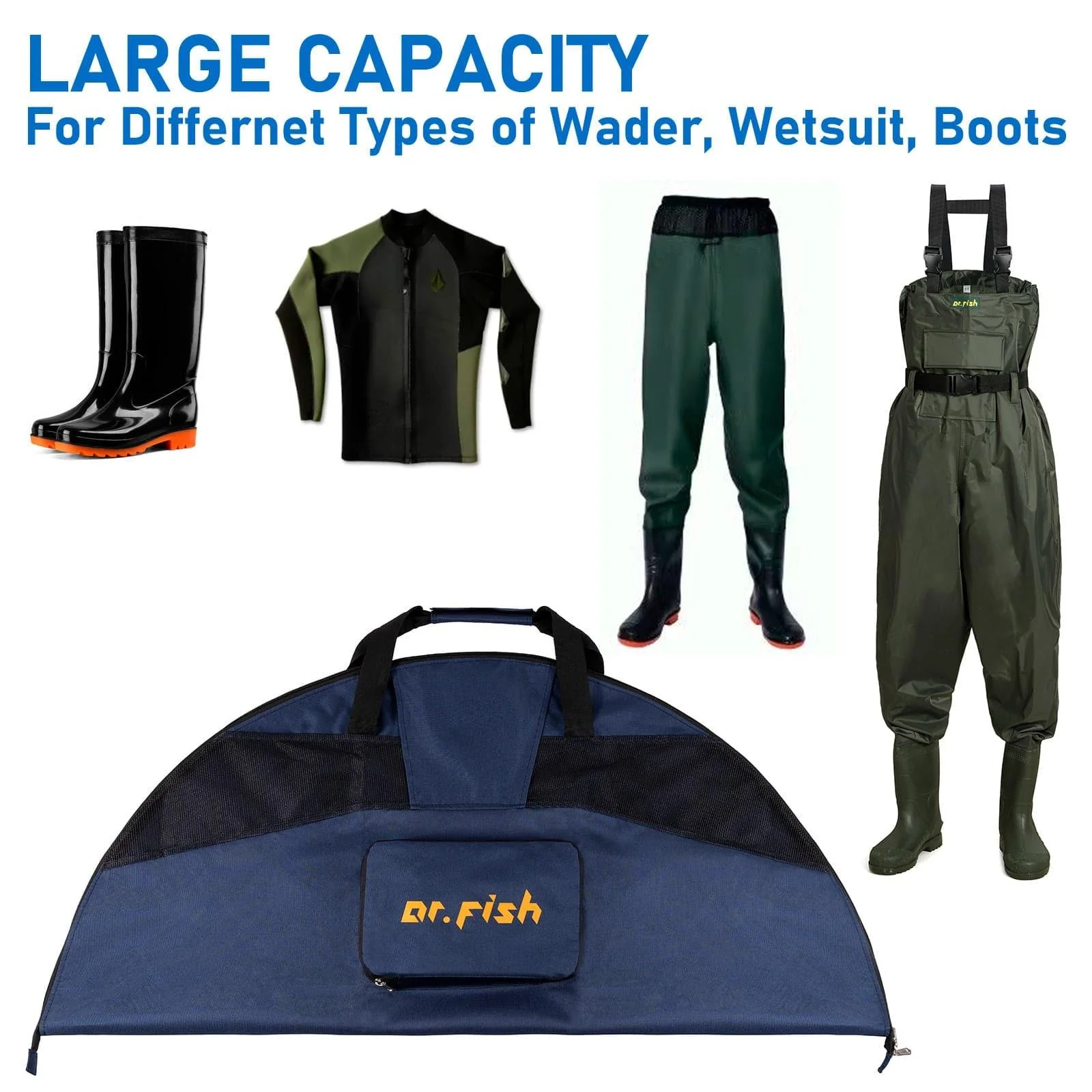 Dr.Fish Large Capacity Packable Changing Mat & Bag - Image 6