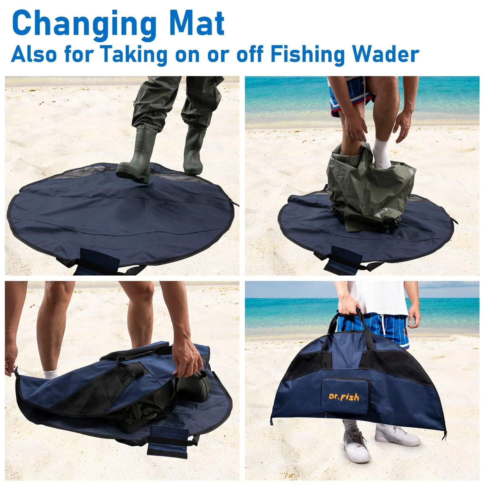Dr.Fish Large Capacity Packable Changing Mat & Bag - Image 7