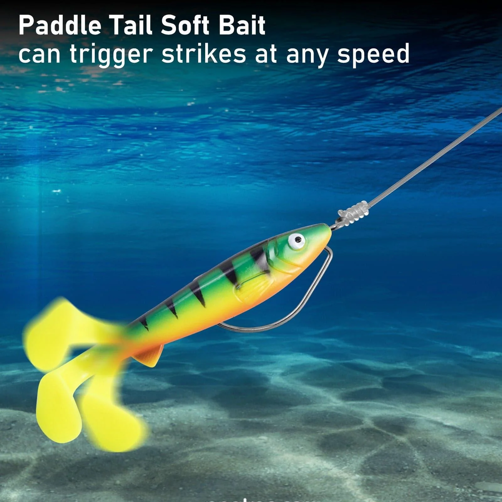 Dr.Fish Large Paddle Tail Soft  Baits 6.5" - Image 5