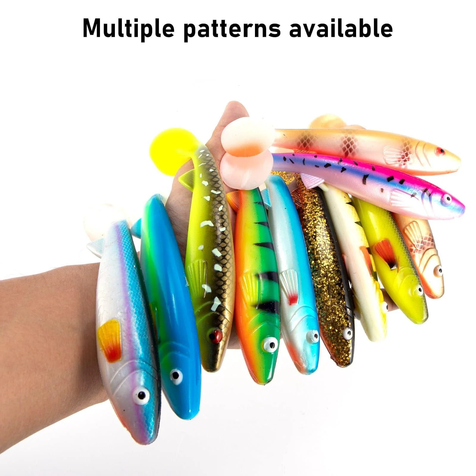 Dr.Fish Large Paddle Tail Soft  Baits 6.5" - Image 7