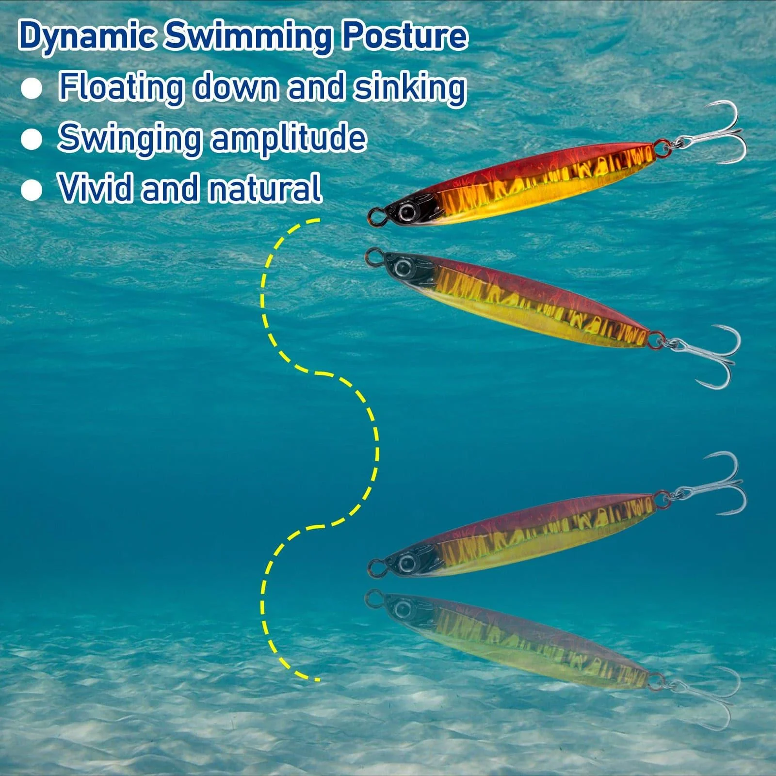 Dr.Fish 3pcs Long Casting Metal Jigs  45-80g 1.5-2.75oz - Image 9