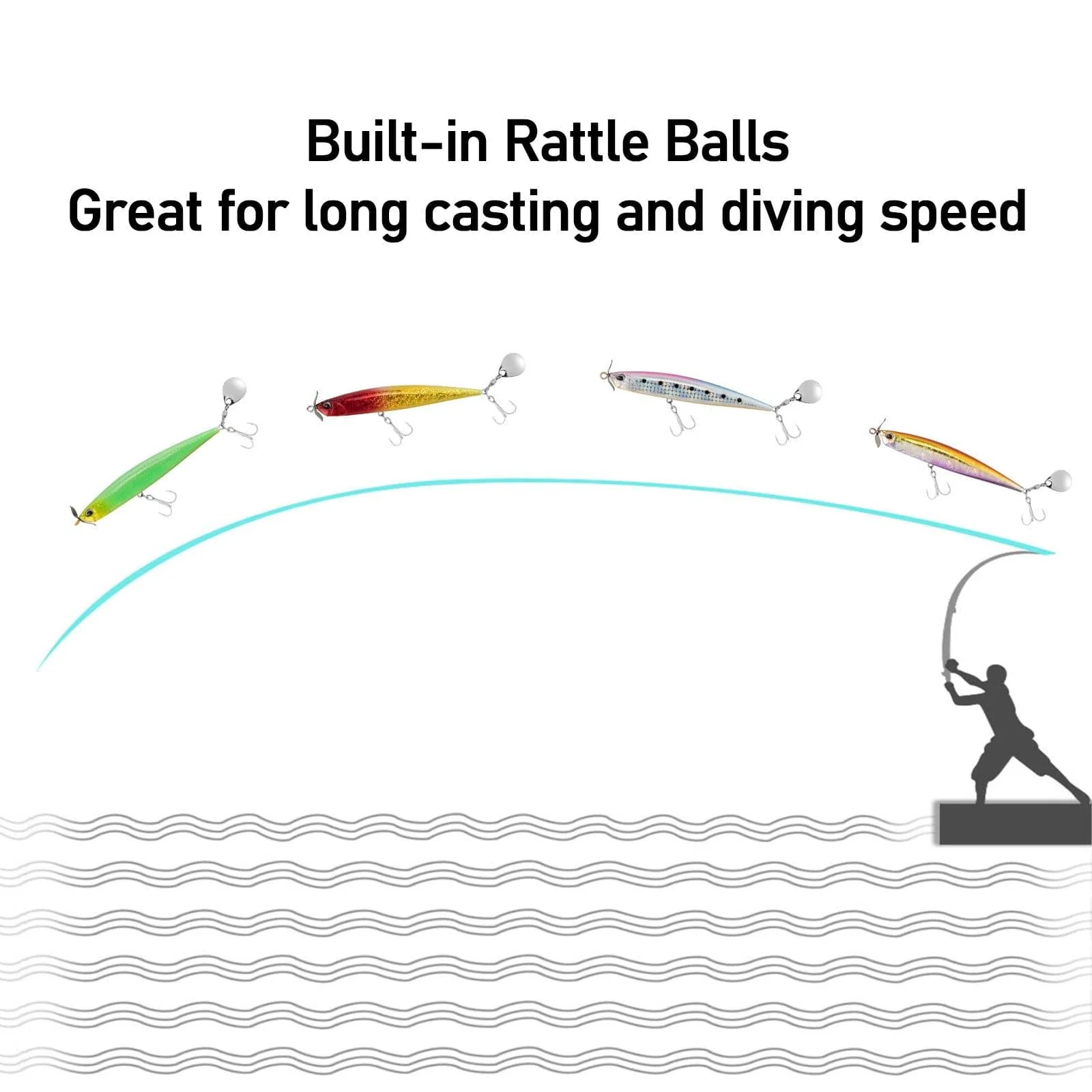 Dr. Fish Minnow Lure 4.3" 1oz - Image 12
