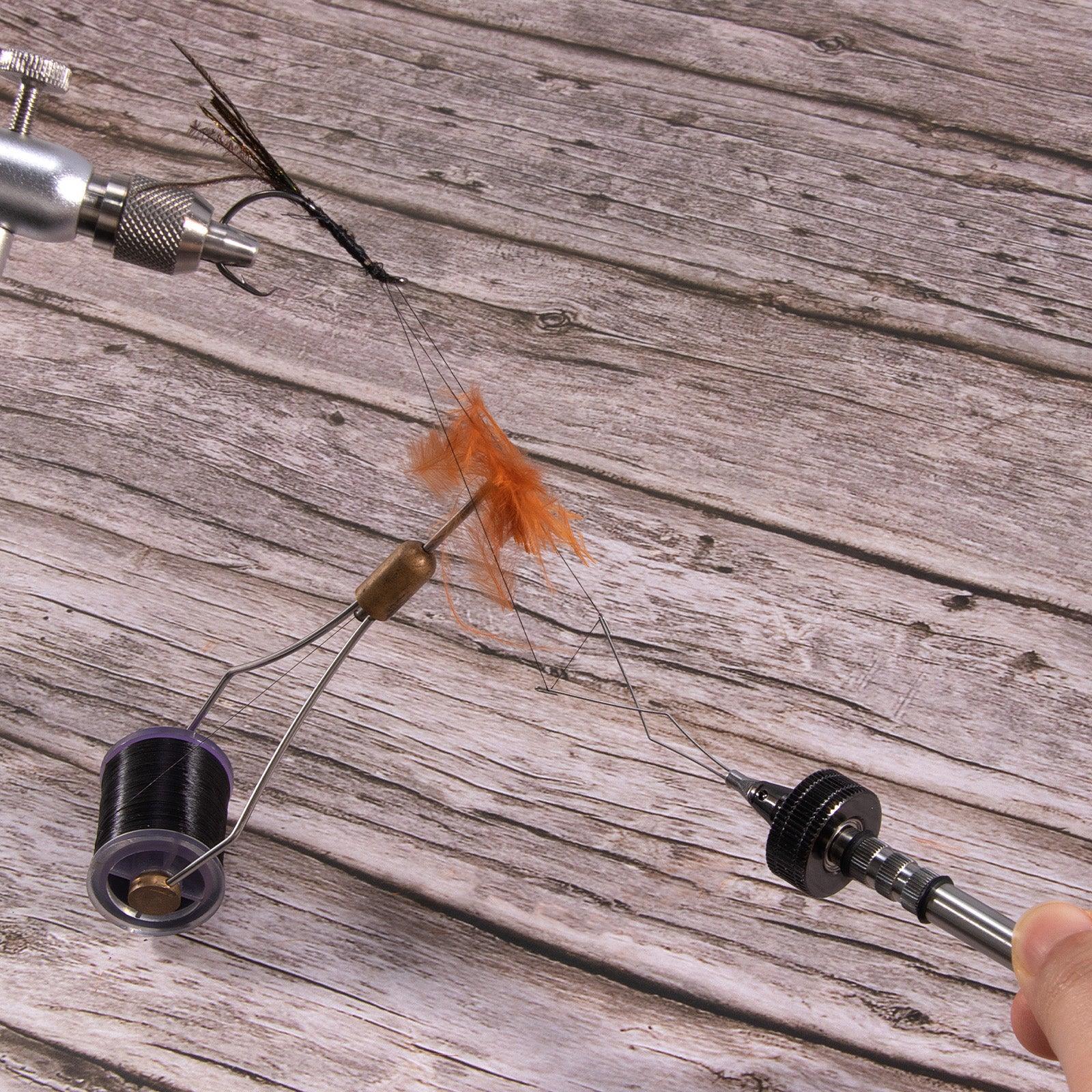 Dr.Fish Stainless Steel Dubbing Spinner 90°+360° Rotation 5.3'' - Image 7