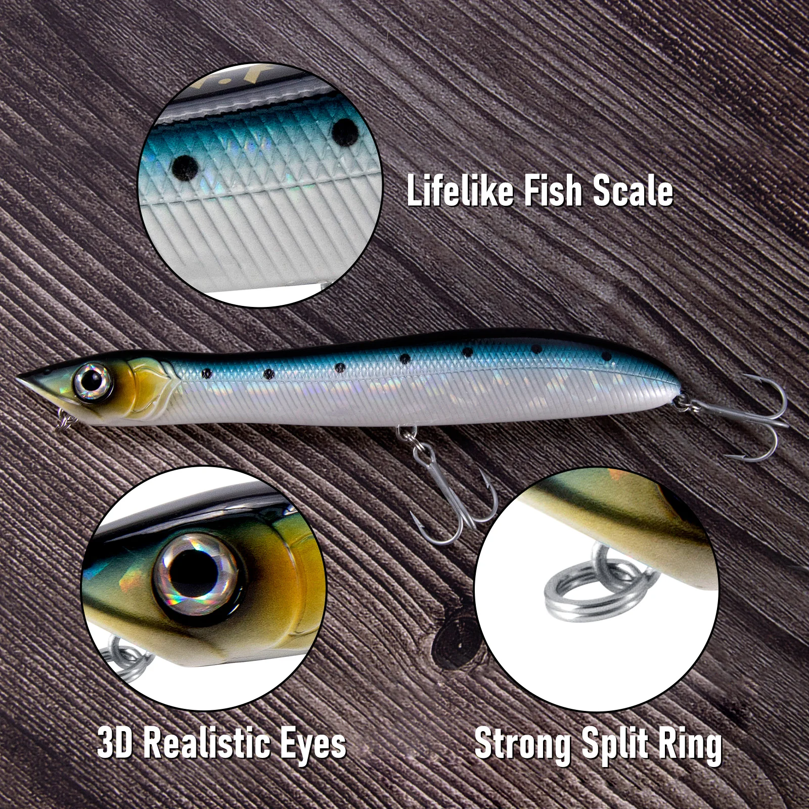 Dr.Fish Topwater Fishing Lure 5.5'' - Image 3