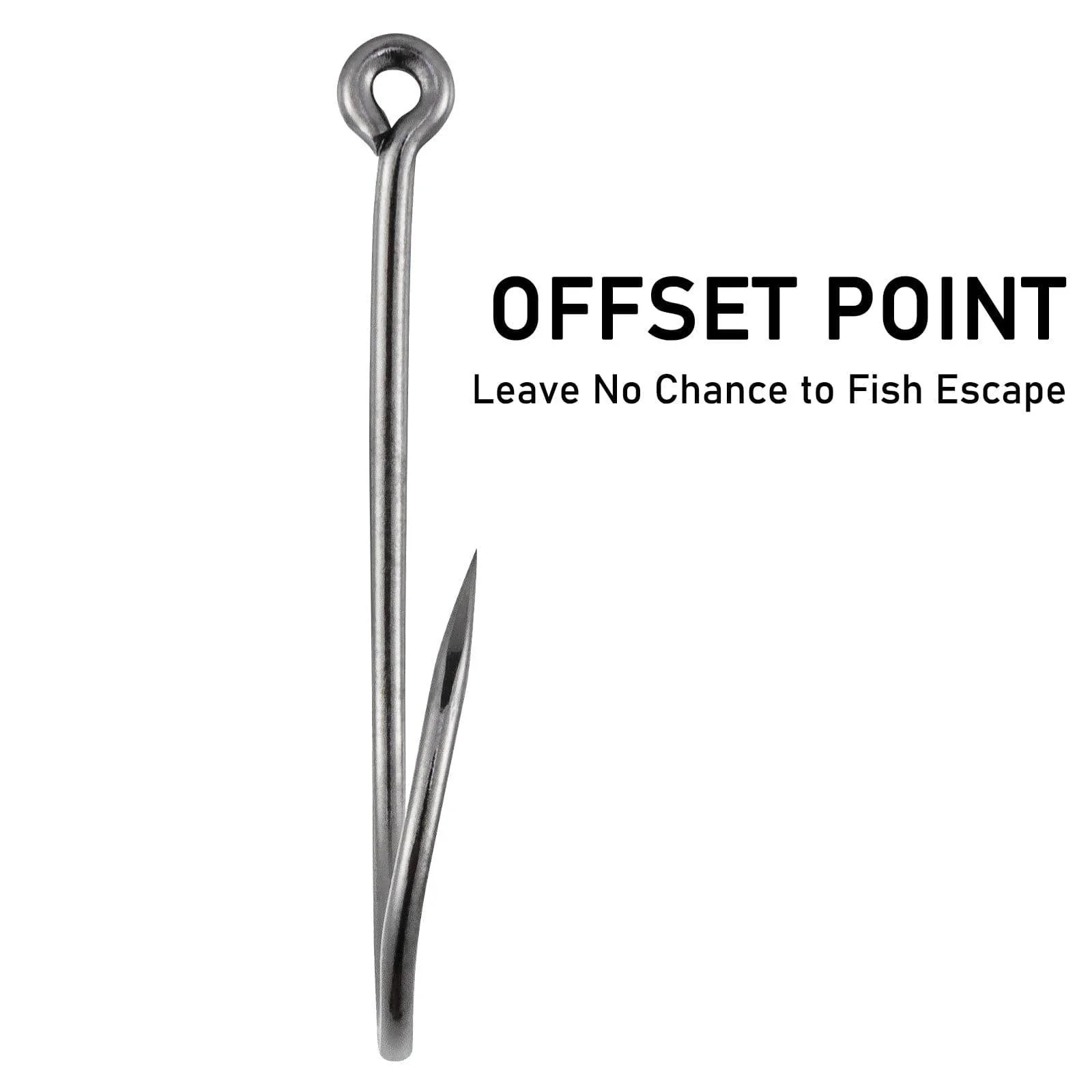 Dr.Fish 50pcs Drop Shot Hooks #2 to 3/0 - Image 4