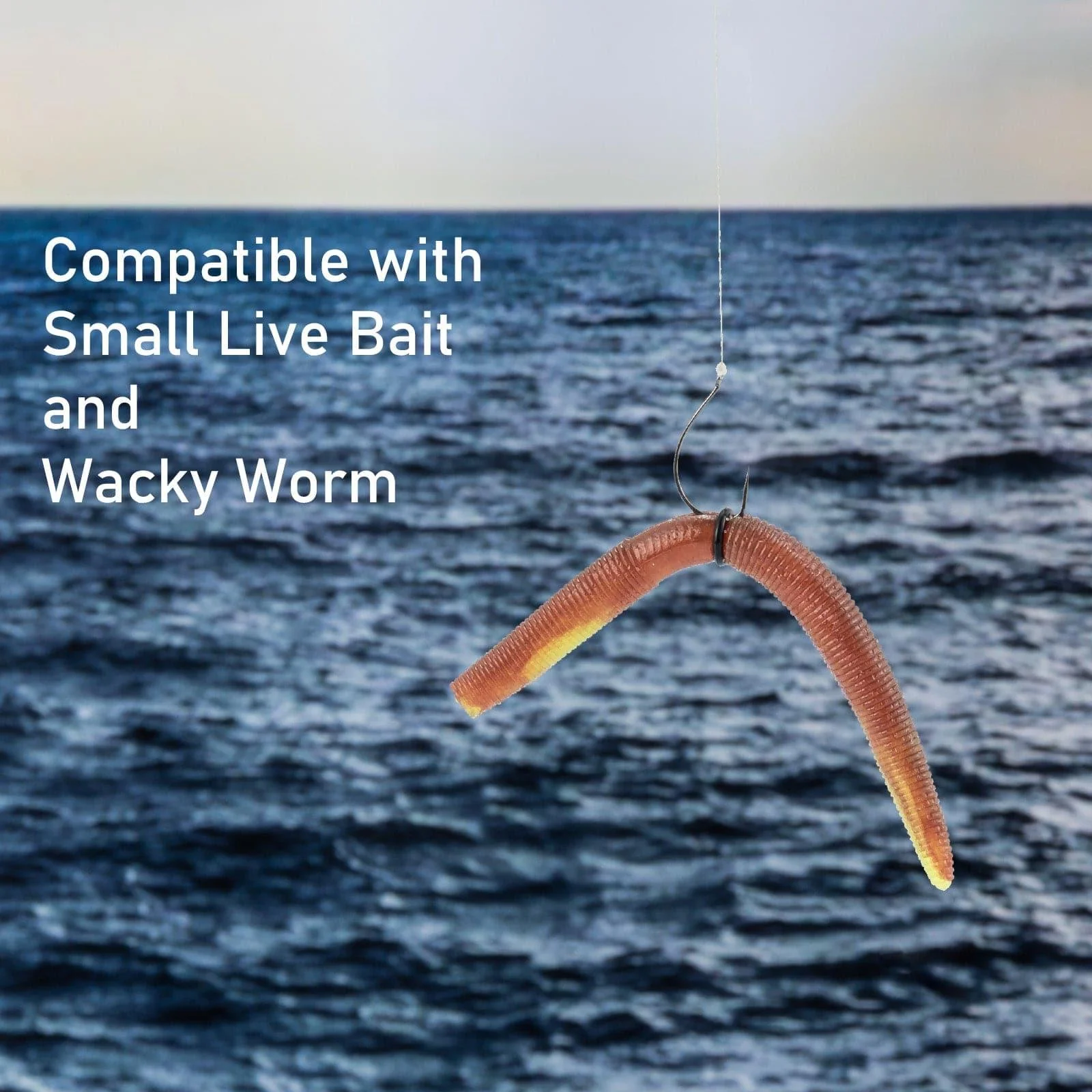 Dr.Fish 50pcs Drop Shot Hooks #2 to 3/0 - Image 6