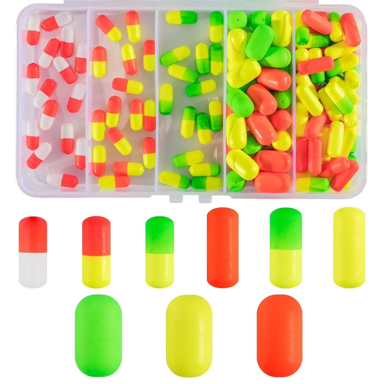 Dr.Fish 120/150pcs Foam Fishing Floats Kit - Image 4