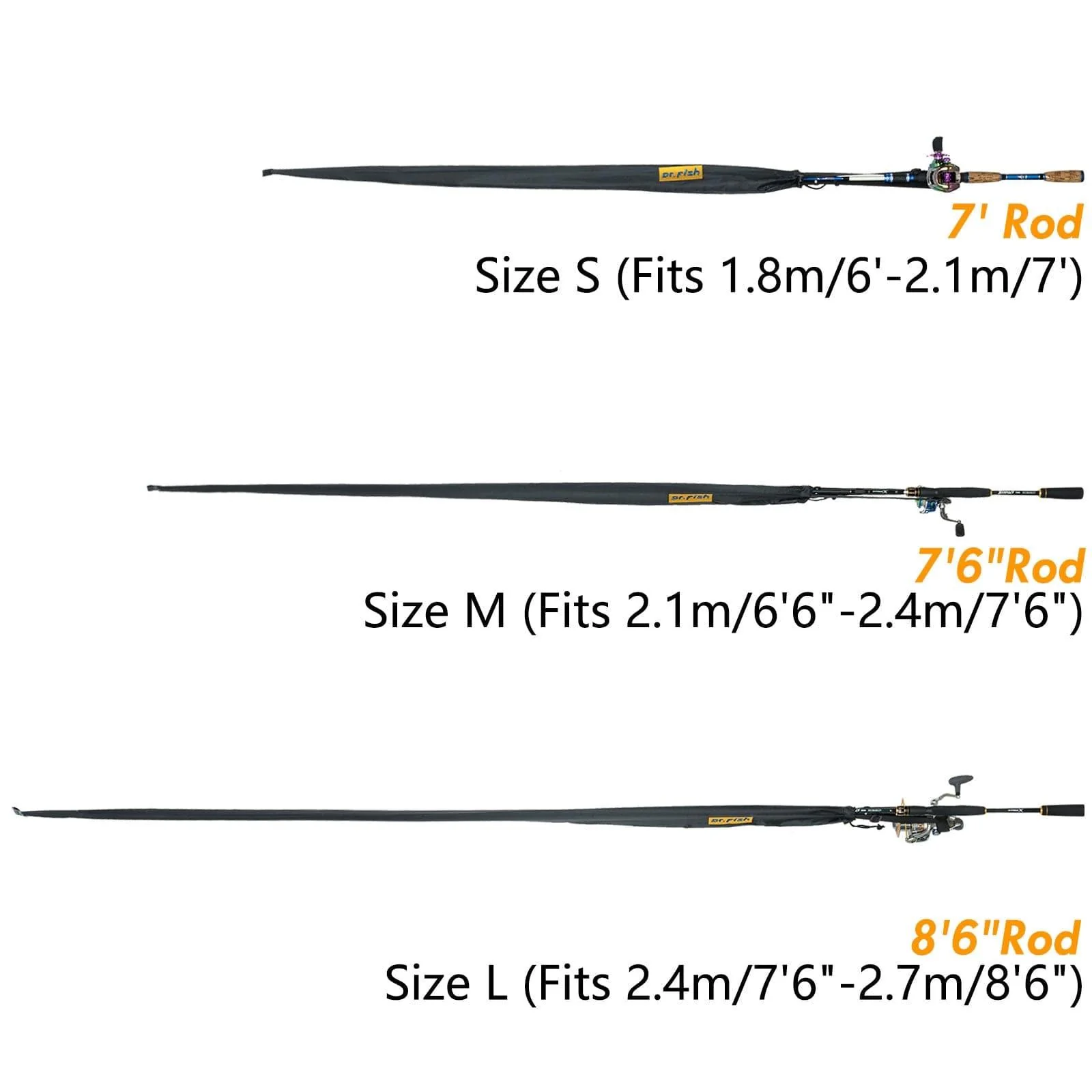 Dr.Fish Adjustable Fishing Rod Socks - Image 6