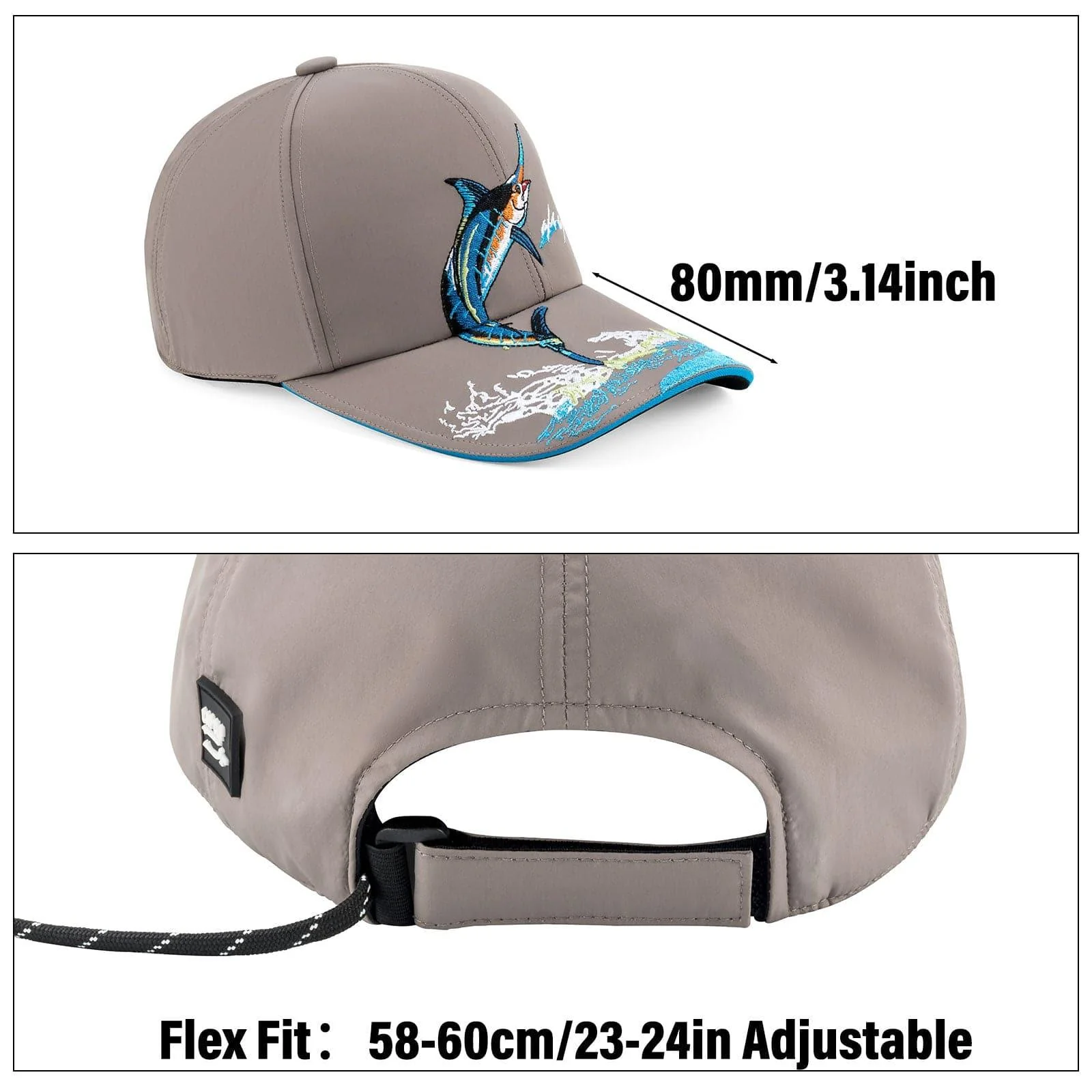 Dr.Fish Fishing Sun Cap UPF 50+ - Image 6