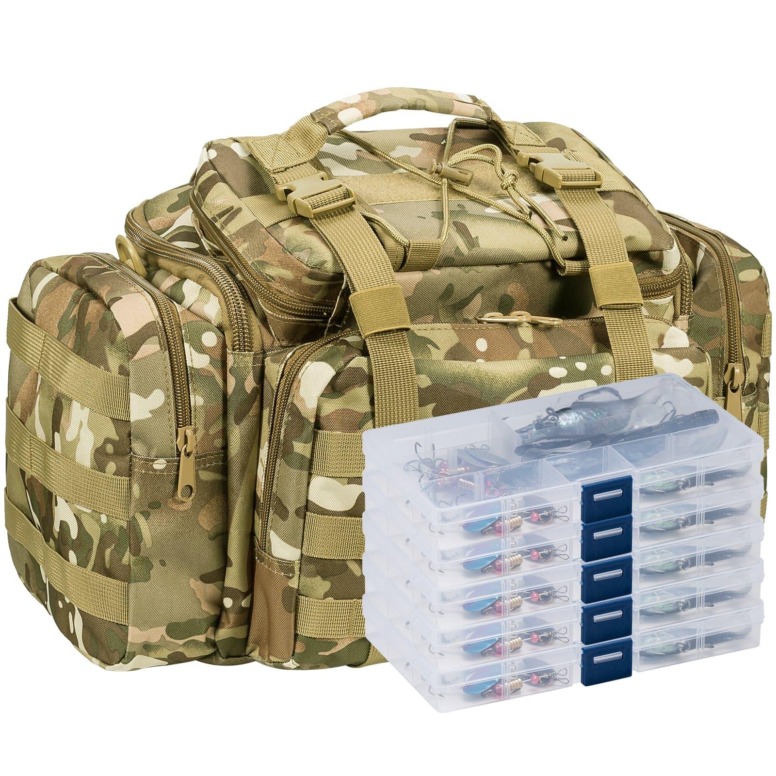 Dr.Fish Tackle Bag with 5 Boxes & 60 Lures Kit - Image 12