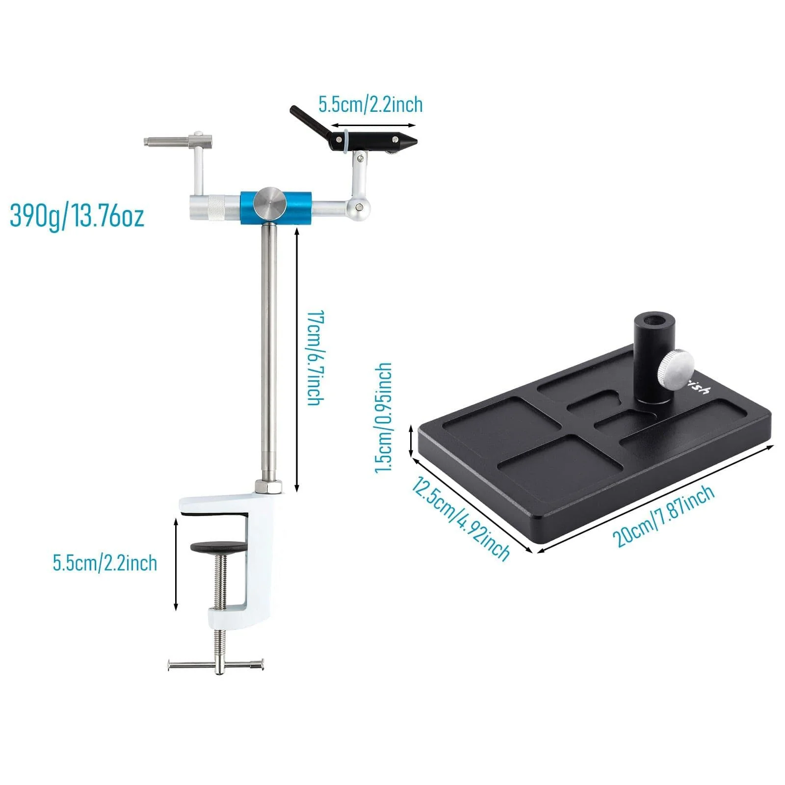 Dr.Fish Fly Tying Vise Aluminum Alloy - Image 10